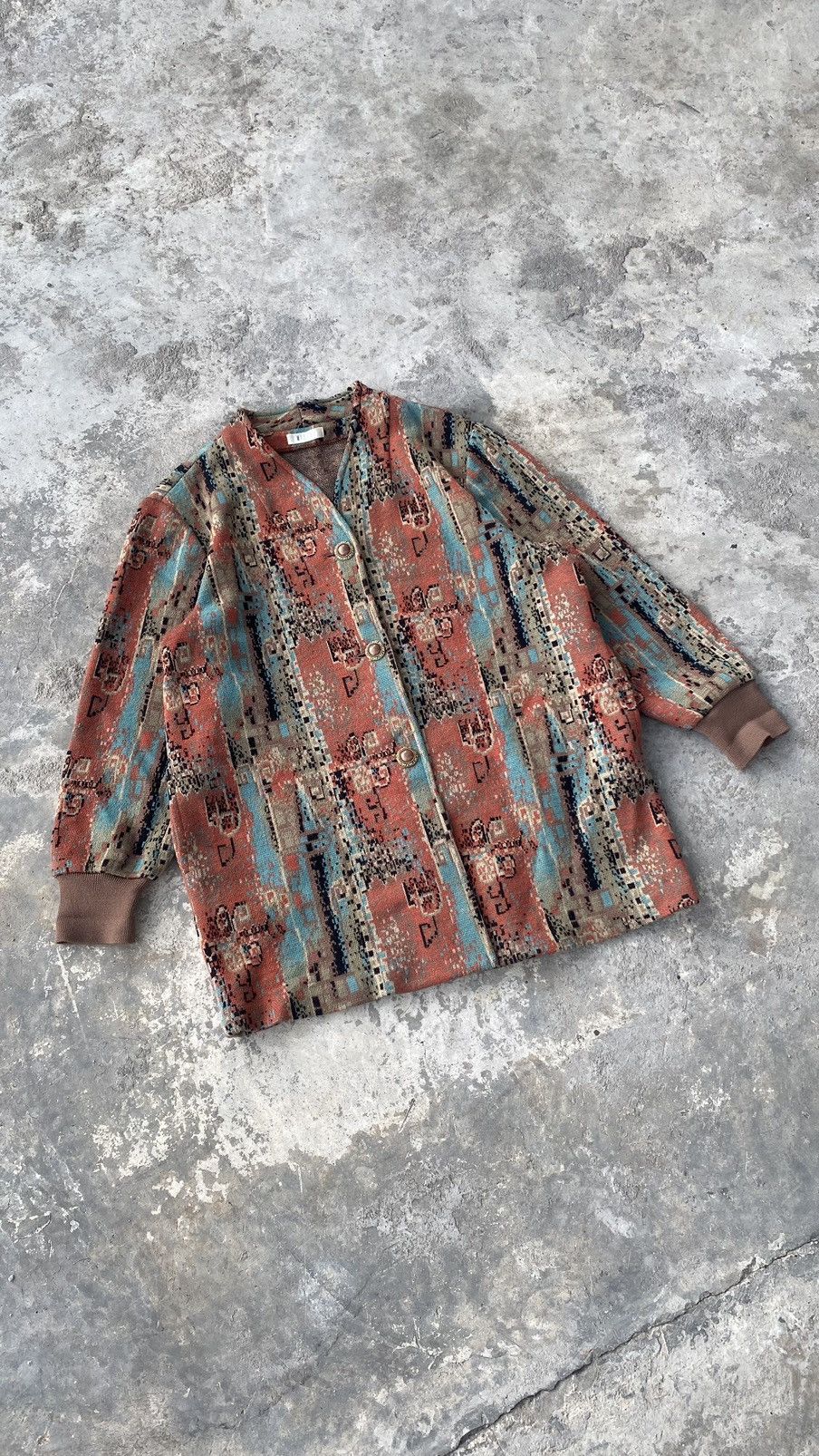 💥FINAL DROP💥Vintage Misual Knit Cardigan 80s