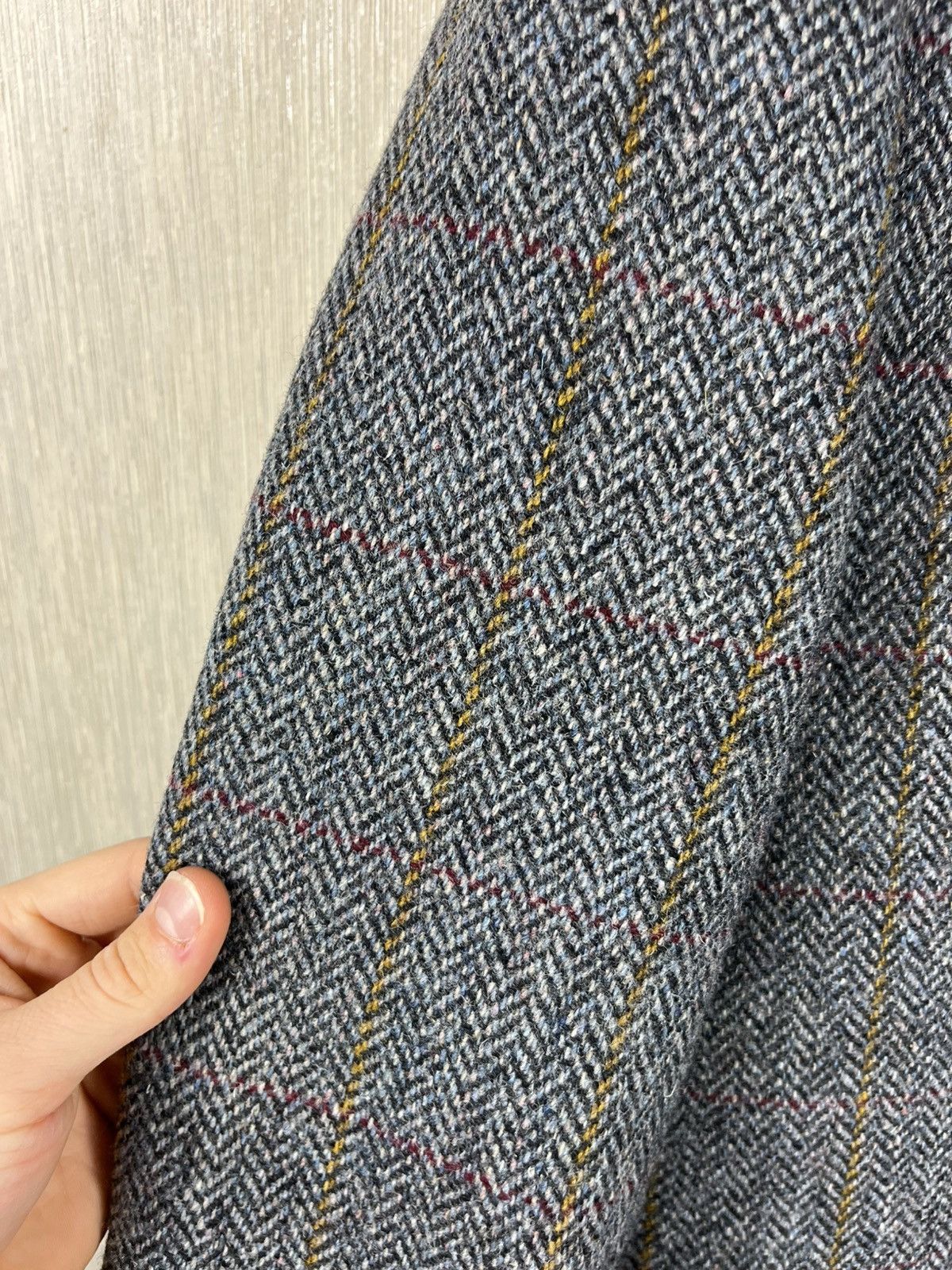 Harris Tweed × Vintage Vintage Harris Tweed wool herringbone coat jacket pattern Size US XL / EU 56 / 4 - 9 Thumbnail