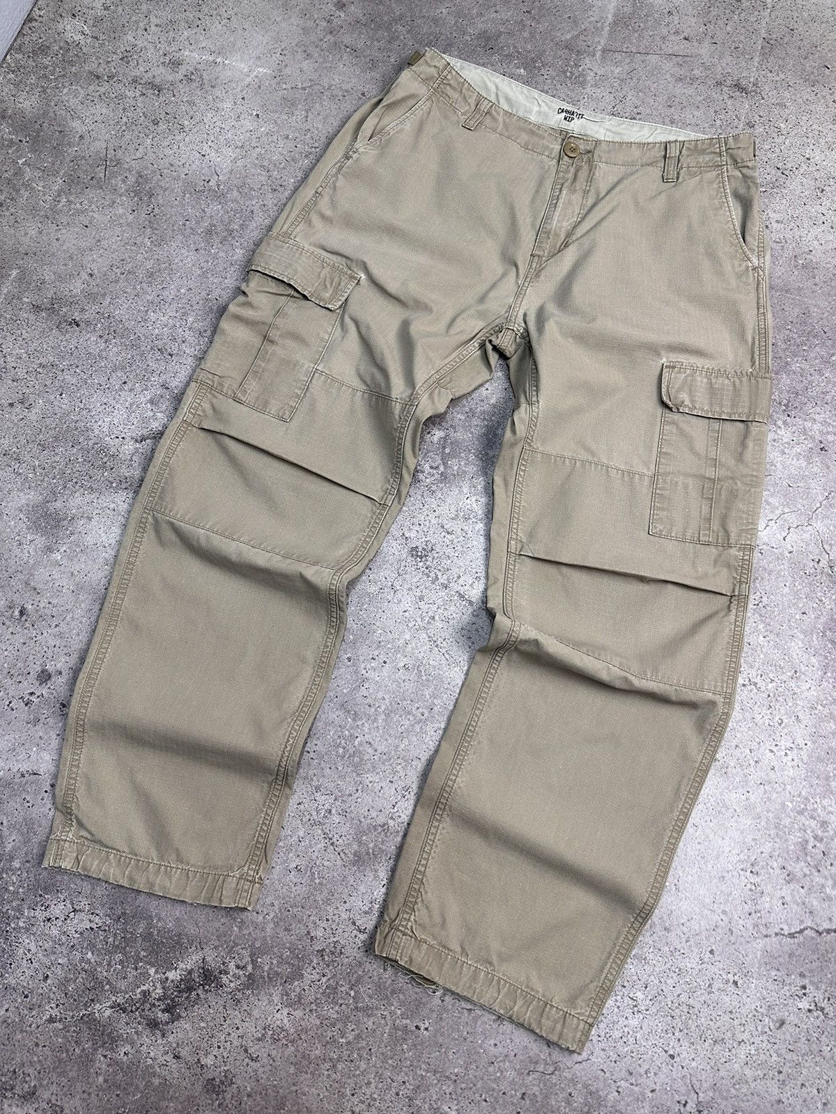 Carhartt Vintage Cargo Baggy Carhartt Wip Y2K double Knee SK8 USA Size US 32 / EU 48 - 4 Thumbnail