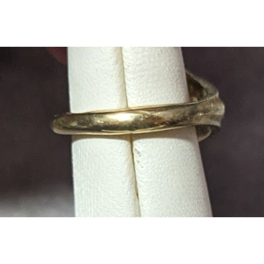 Other Vintage Open Heart Red Rose Gold Tone Fashion Ring Size 6 Size ONE SIZE - 10 Thumbnail
