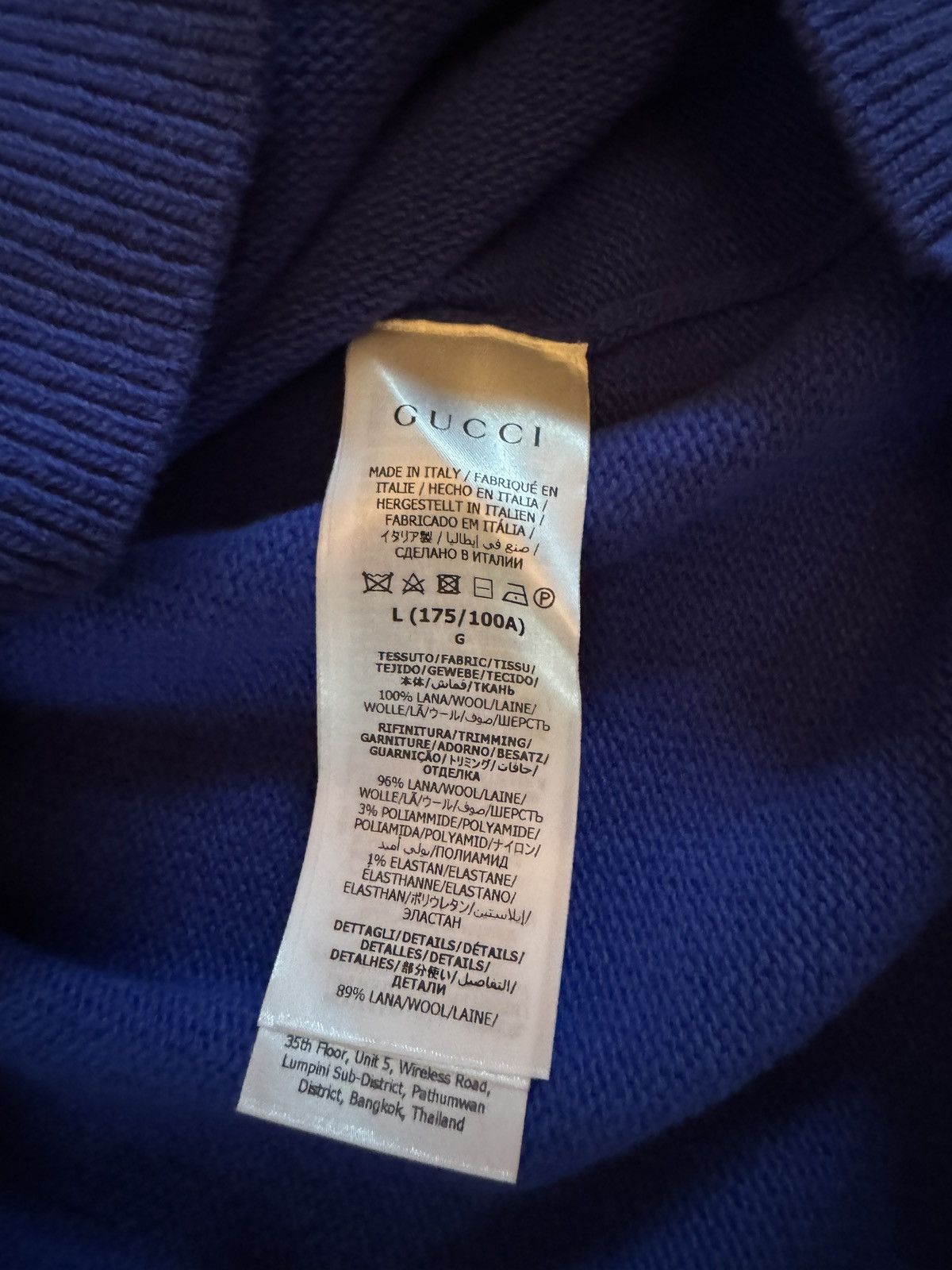 Gucci Gucci Wool knit sweater Size US L / EU 52-54 / 3 - 3 Thumbnail
