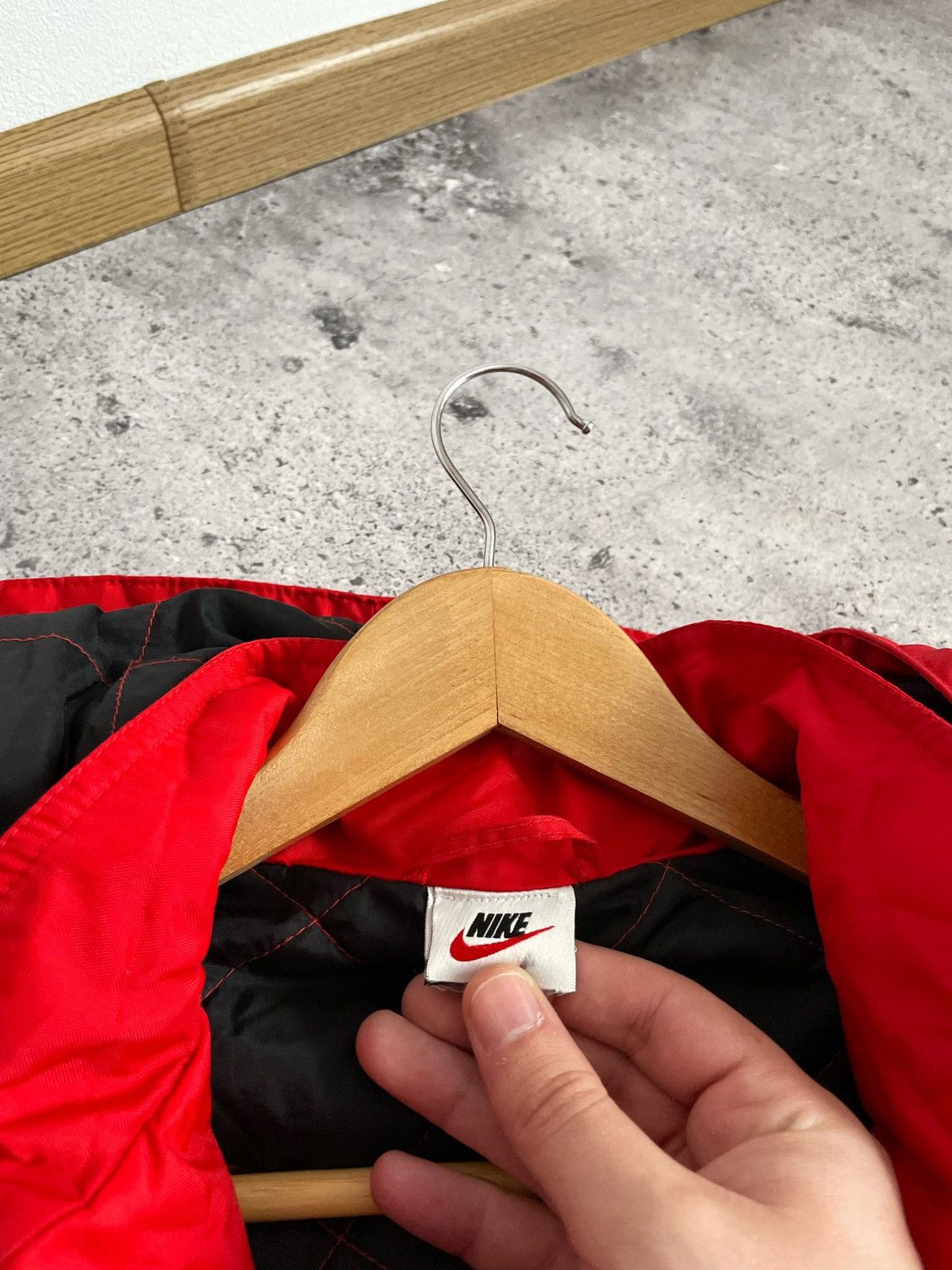 Nike × Vintage Vintage Nike Embroidered Big Logo Jacket Size US S / EU 44-46 / 1 - 8 Thumbnail