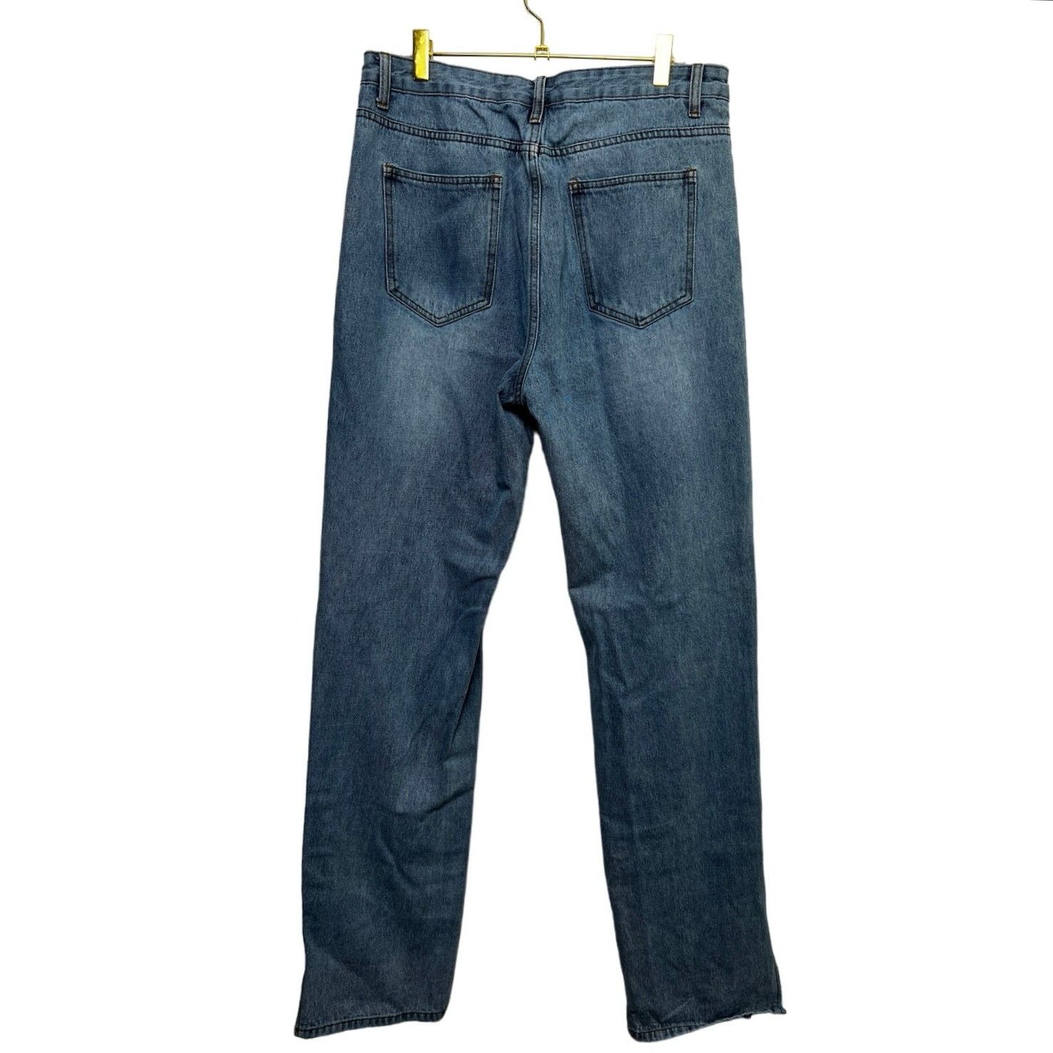 Lioness Lioness Side Slit Straight Leg Jeans/L Size 30" / US 8 / IT 44 - 4 Thumbnail