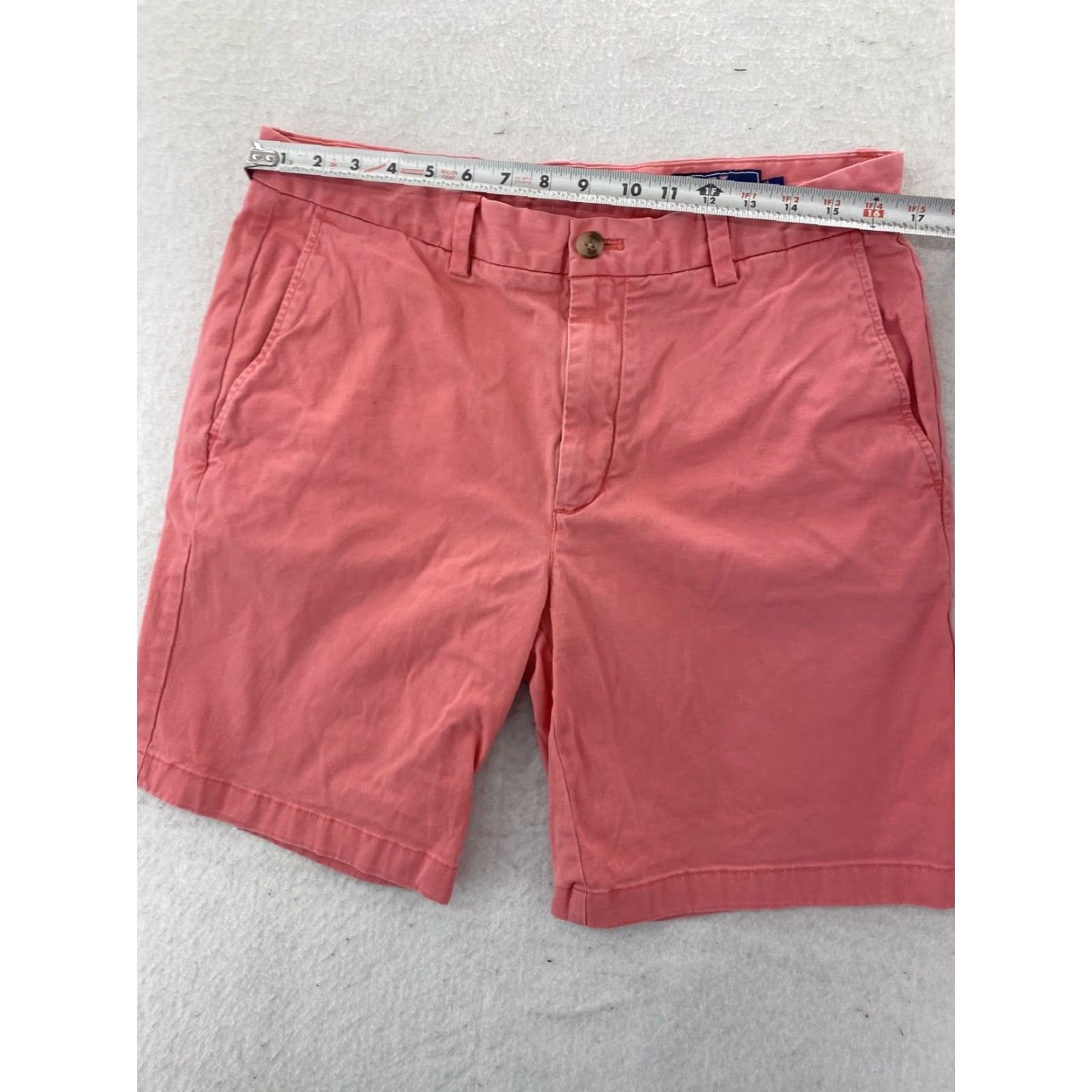 Vineyard Vines Vineyard Vines Club Shorts Mens 34 Pink Flat Front Chino Casual Cotton Shirt Adult 34 Pink 90s American Outdoor Preppy Mens Size US 34 / EU 50 - 2 Thumbnail