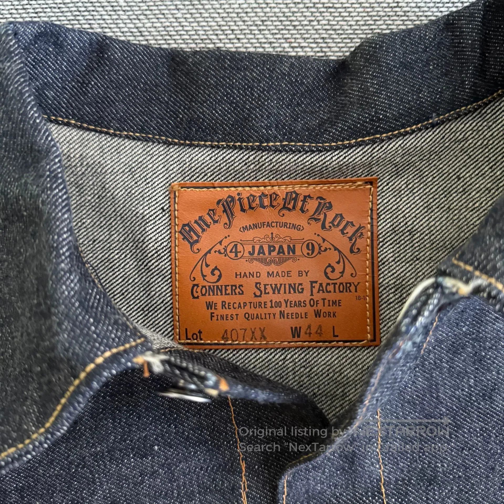 Japanese Brand One Piece Of Rock Denim Jacket. Size US L / EU 52-54 / 3 - 3 Thumbnail