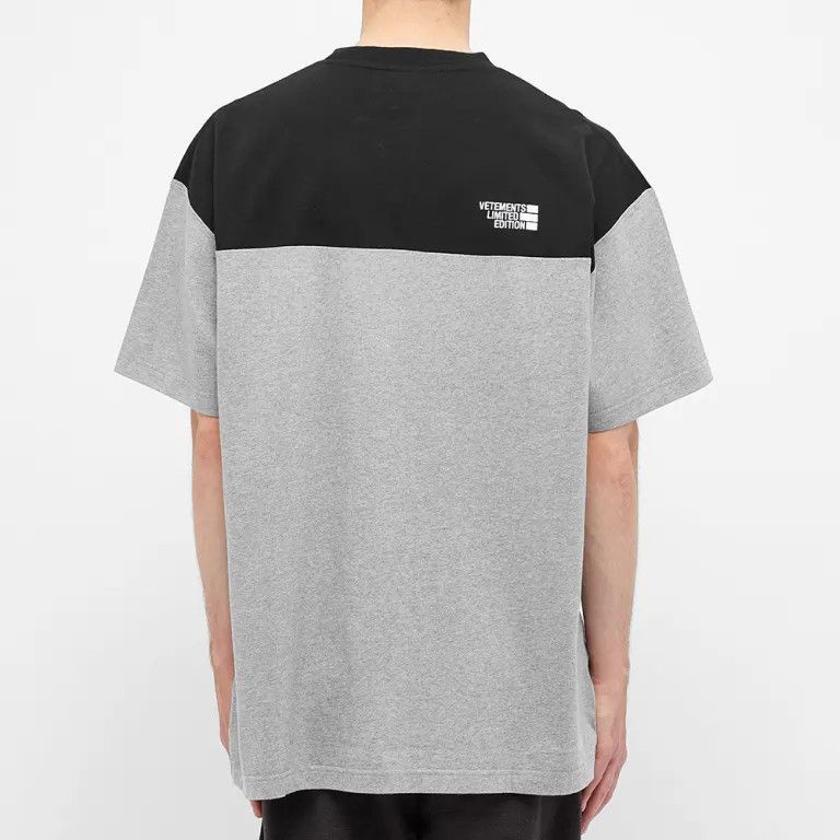 Vetements o1y0924 T-Shirt in Grey/Black Size US M / EU 48-50 / 2 - 3 Thumbnail
