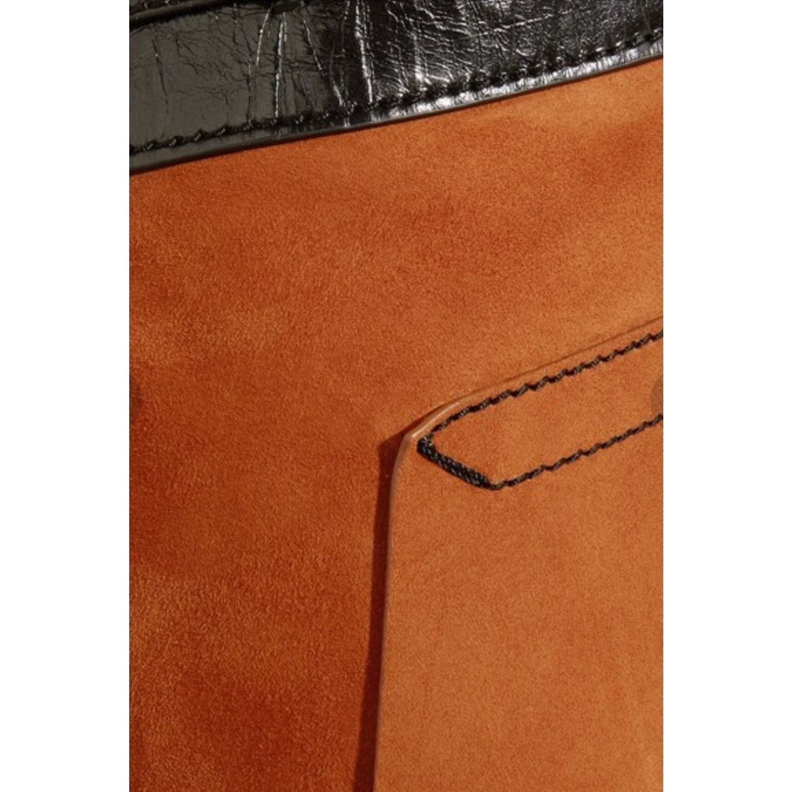Bottega Veneta BOTTEGA VENETA Suede Ovis Aries A-Line Trimmed Leather Belt Size 40" / US 18 - 4 Thumbnail