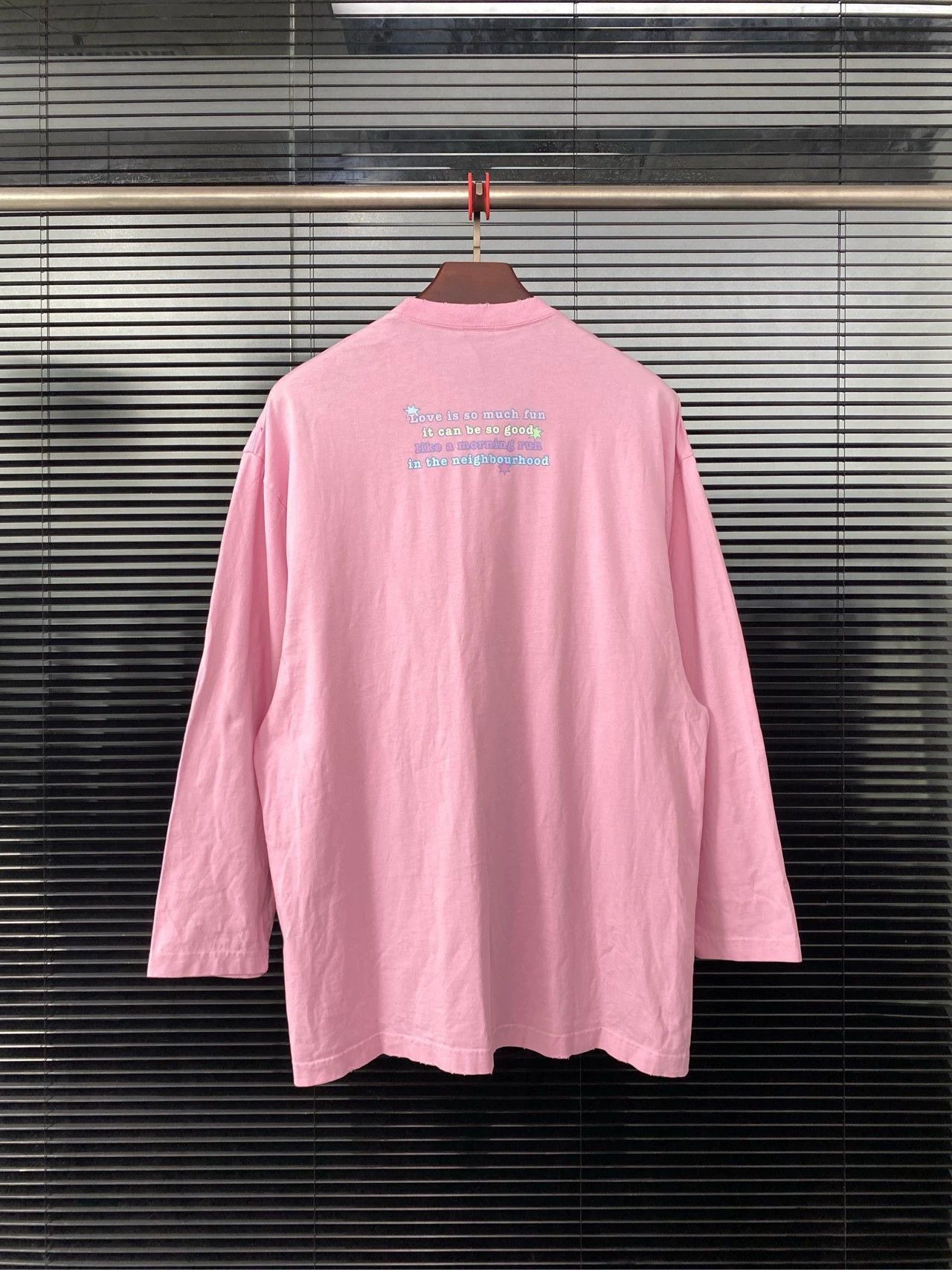 Balenciaga Balenciaga Balenciaga loose long sleeved T-shirt with tedd Size US S / EU 44-46 / 1 - 2 Thumbnail