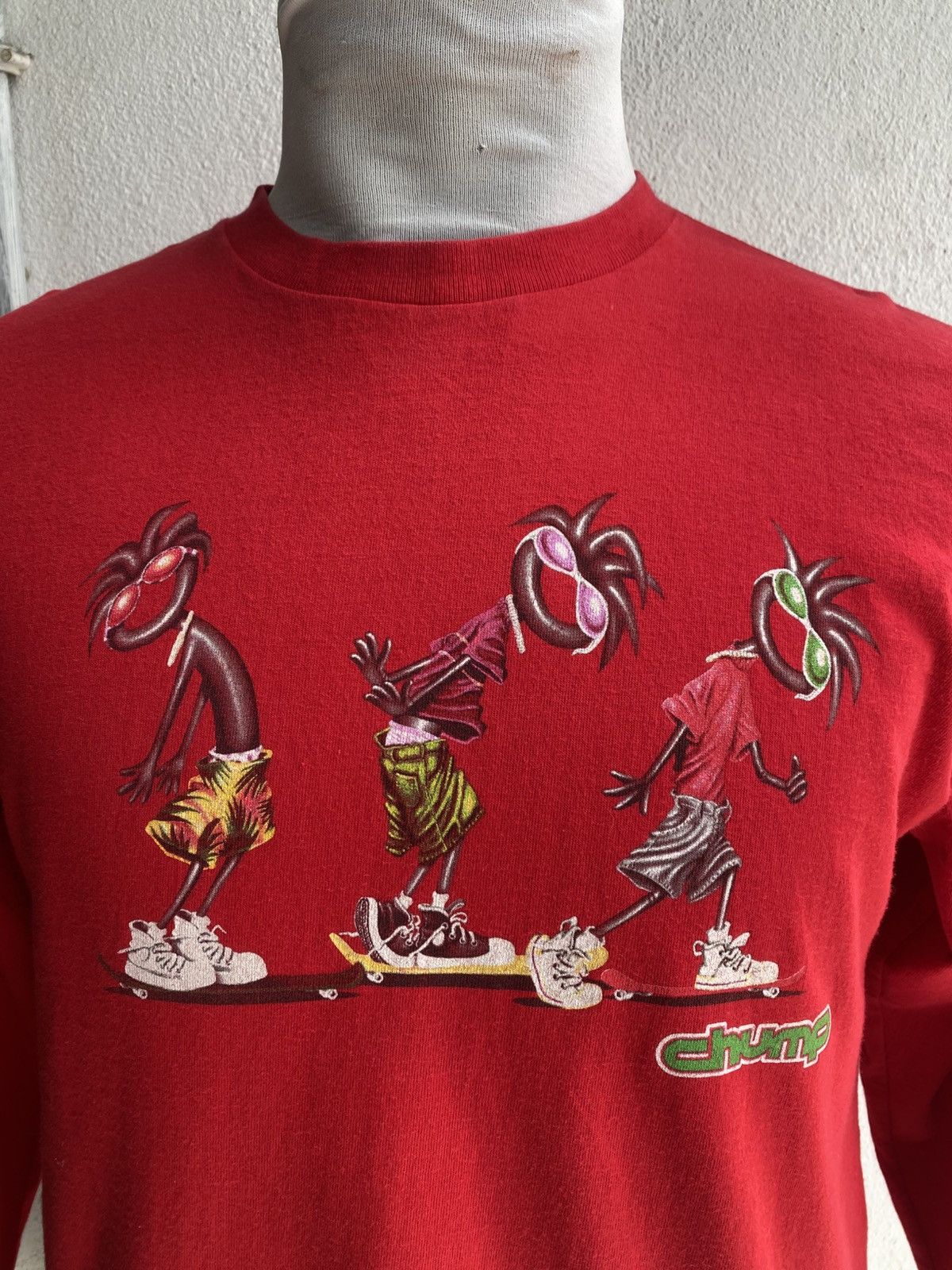 Santa Cruz Skateboards × Vintage Vintage Chump Skate 90s Tshirt Size US M / EU 48-50 / 2 - 2 Thumbnail