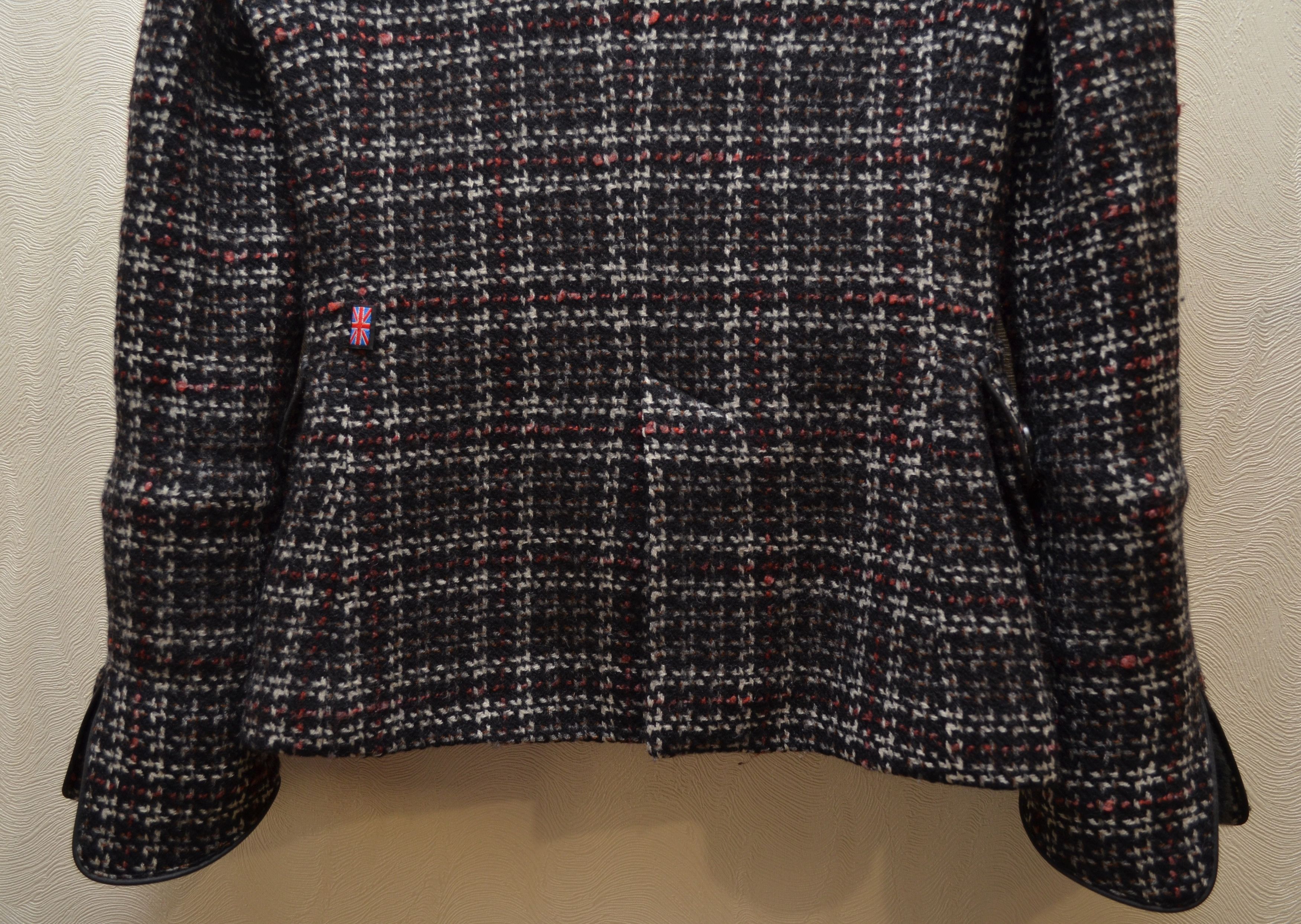 Belstaff × Vintage Vintage Belstaff Black Prince Wool Tweed Jacket Coat Size 42 Size M / US 6-8 / IT 42-44 - 8 Thumbnail
