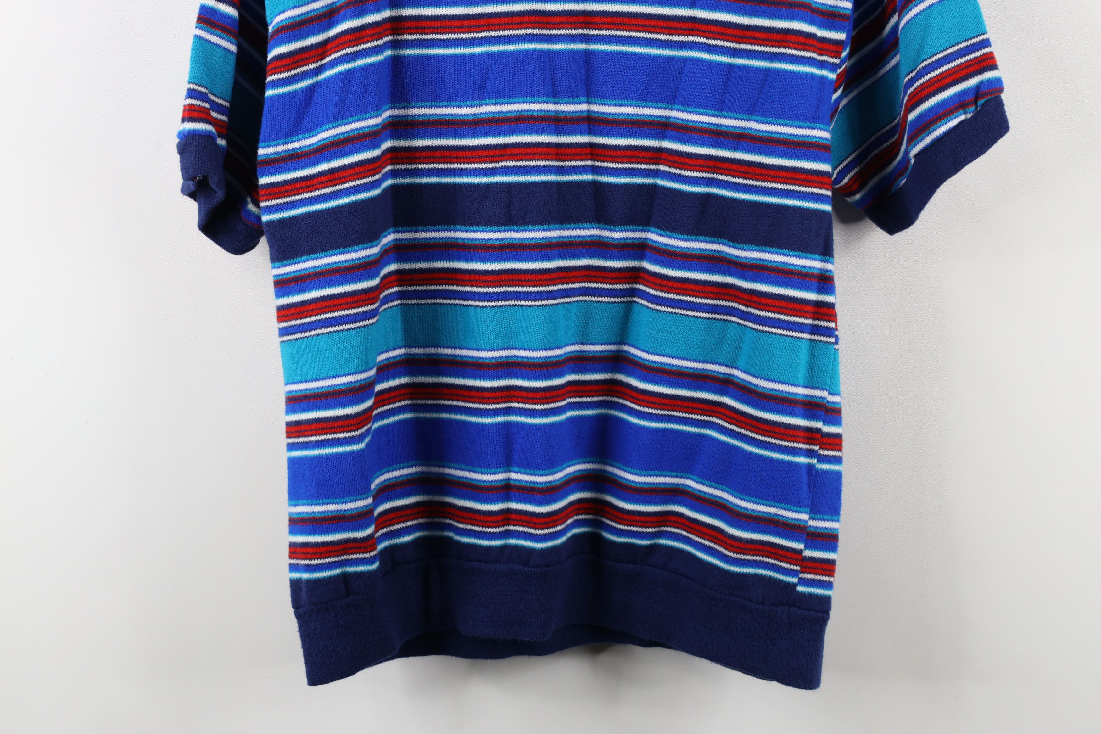 Vintage Vintage 60s 70s Streetwear Knit Short Sleeve Sweater USA Size US L / EU 52-54 / 3 - 9 Thumbnail