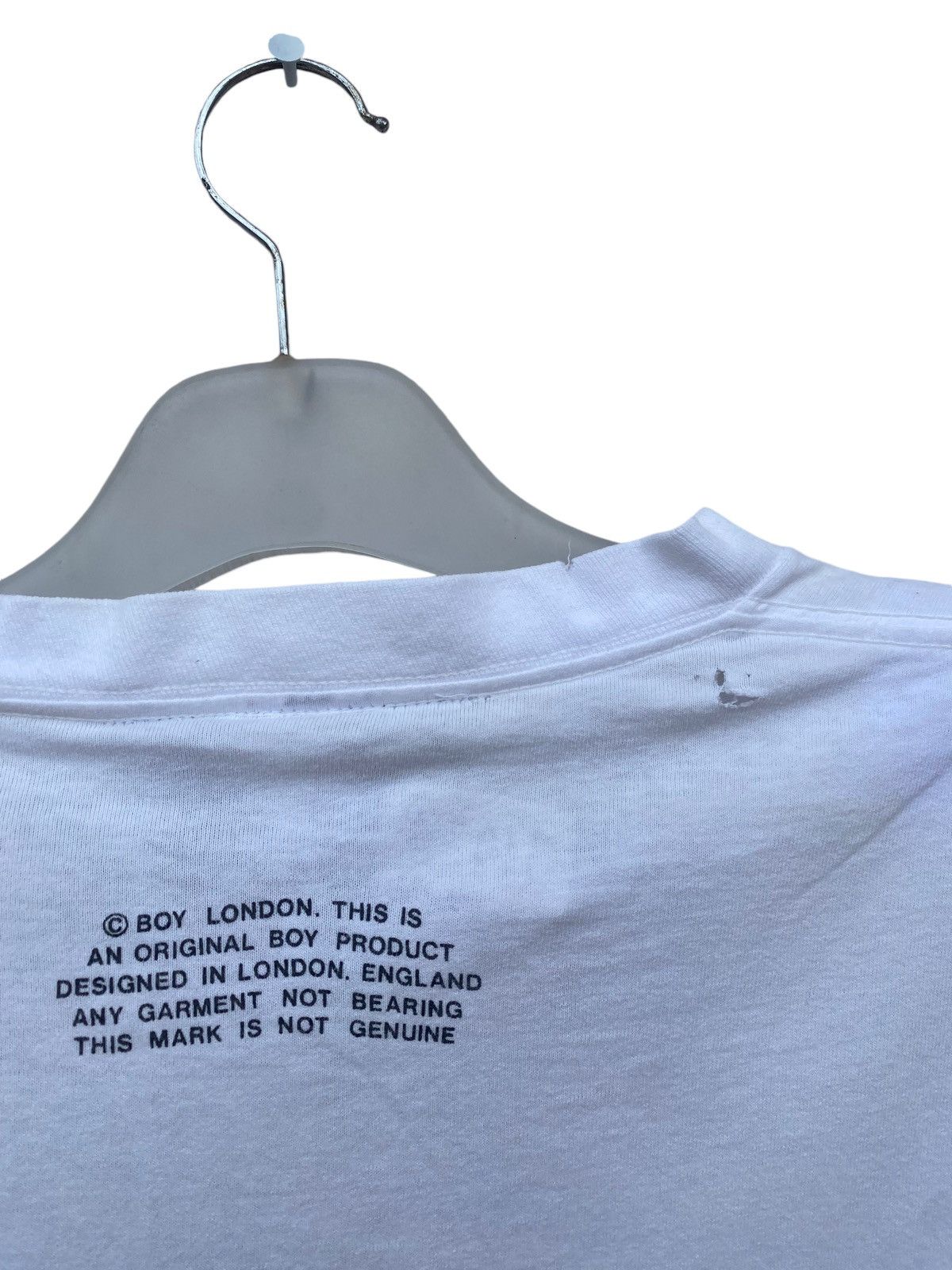 Vintage Distressed Boy London Spellout Tees