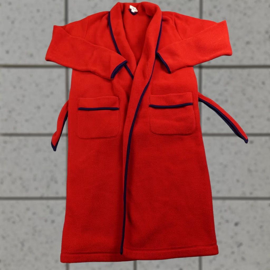 J.Crew VTG J.CREW Robe Mens XS Red Fleece Belted Shawl Tie Night USA Sleep Bath Bathrobe Shoal Oarsman Preppy USA Mens XS Red VTG J.CREW Robe Size US XS / EU 42 / 0 - 1 Thumbnail