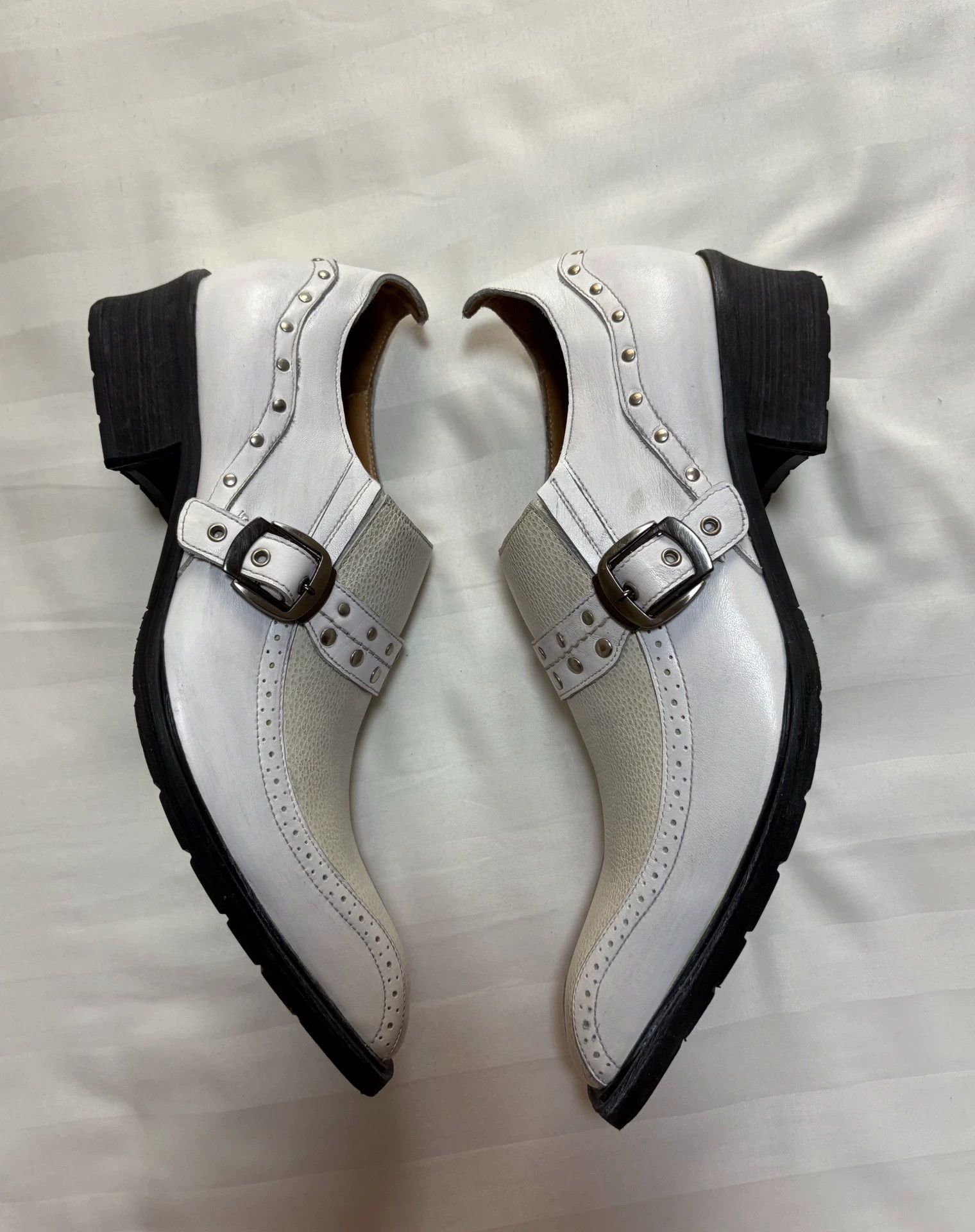Other Vintage Yohji pointed mules snake rivet distressed 43 Size US 10 / EU 43 - 2 Thumbnail