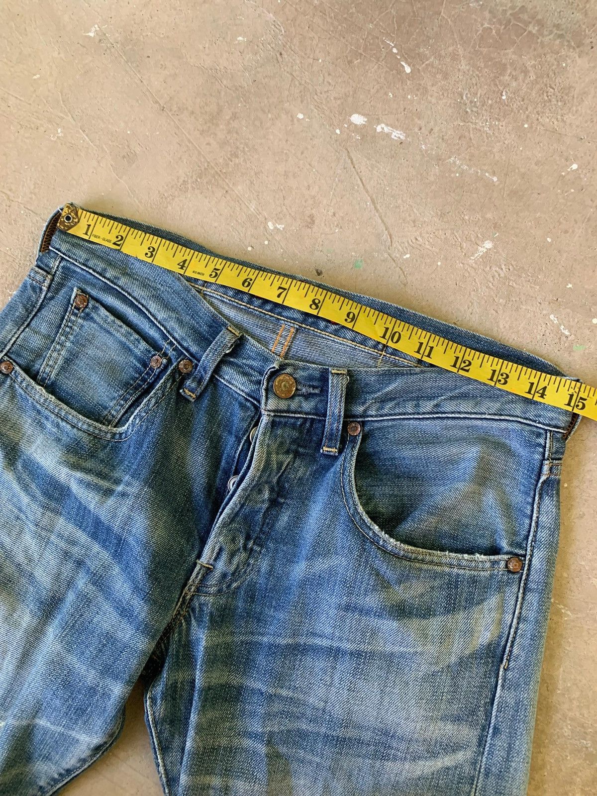 BEAUTY&YOUTH Beauty & Youth United Arrows Distressed Cinch Denim Size US 30 / EU 46 - 14 Thumbnail