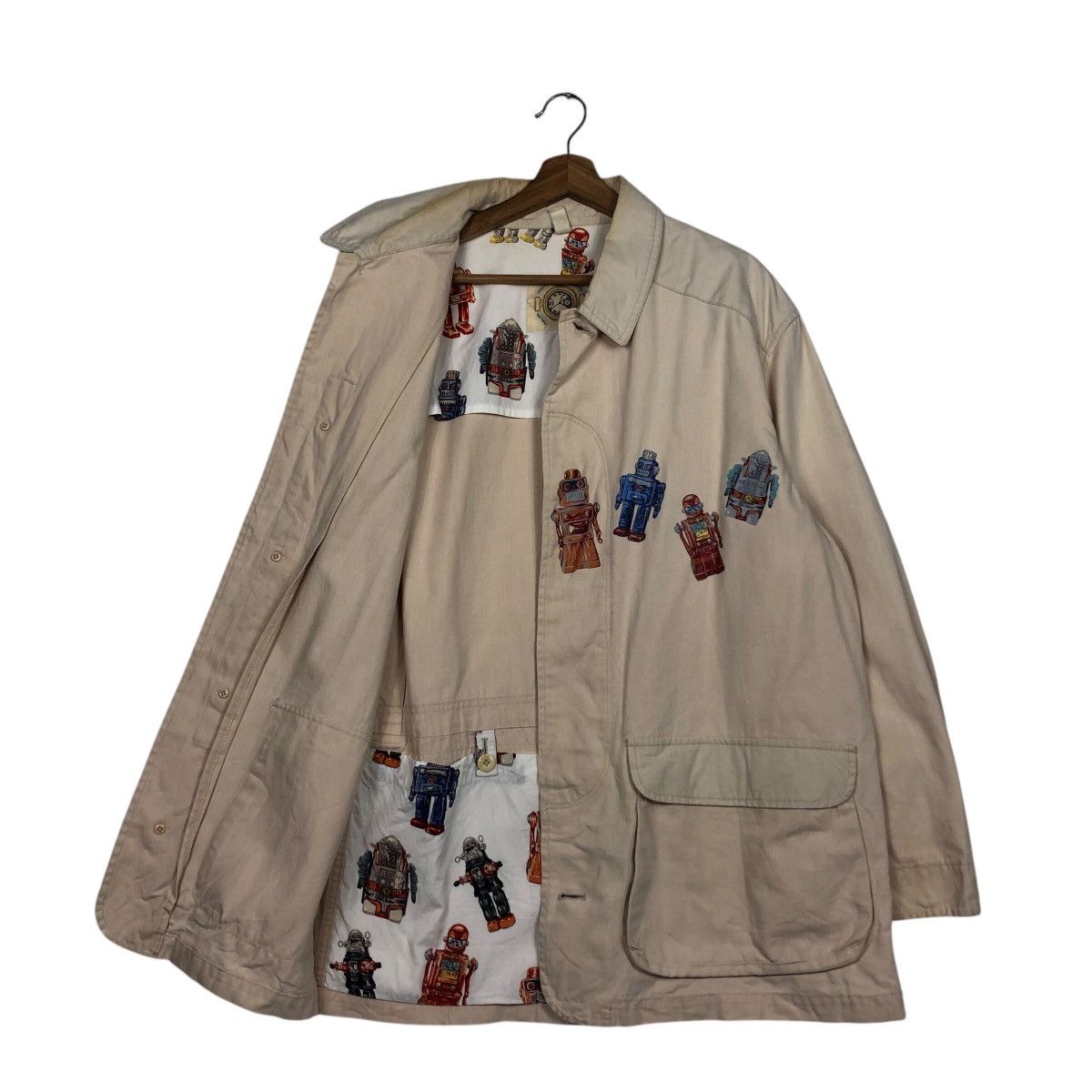 Japanese Brand × Karl Helmut 📌Vintage Chore Worker Jacket Karl Helmut Big Logo Lining Size US L / EU 52-54 / 3 - 12 Thumbnail