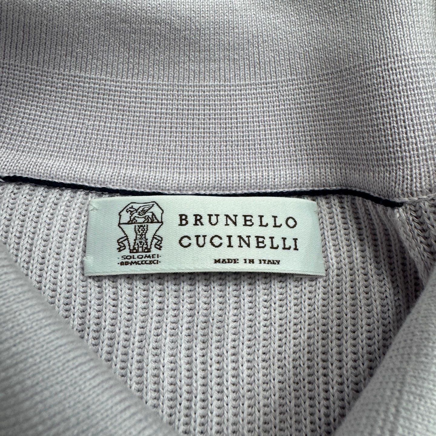 Brunello Cucinelli BRUNELLO CUCINELLI Lilac Knit Long Sleeve 52 Size US L / EU 52-54 / 3 - 2 Thumbnail