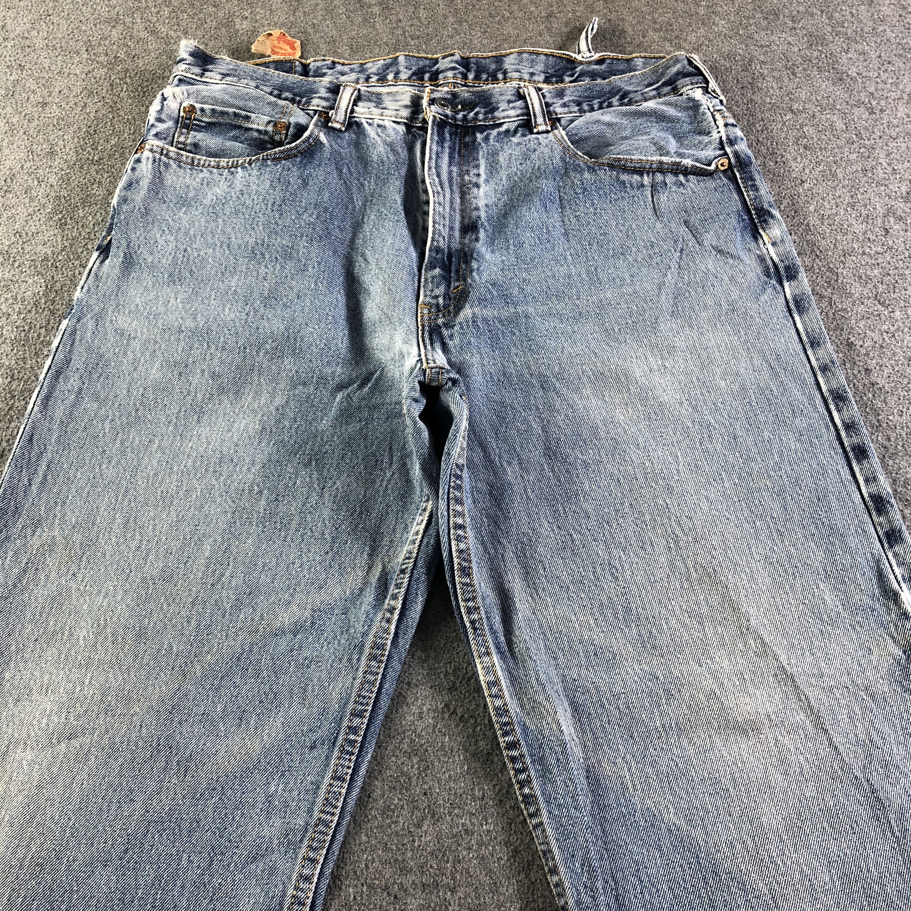 Levi's Vintage Blue Wash Levis 550 Jeans-J4414 Size US 36 / EU 52 - 3 Thumbnail