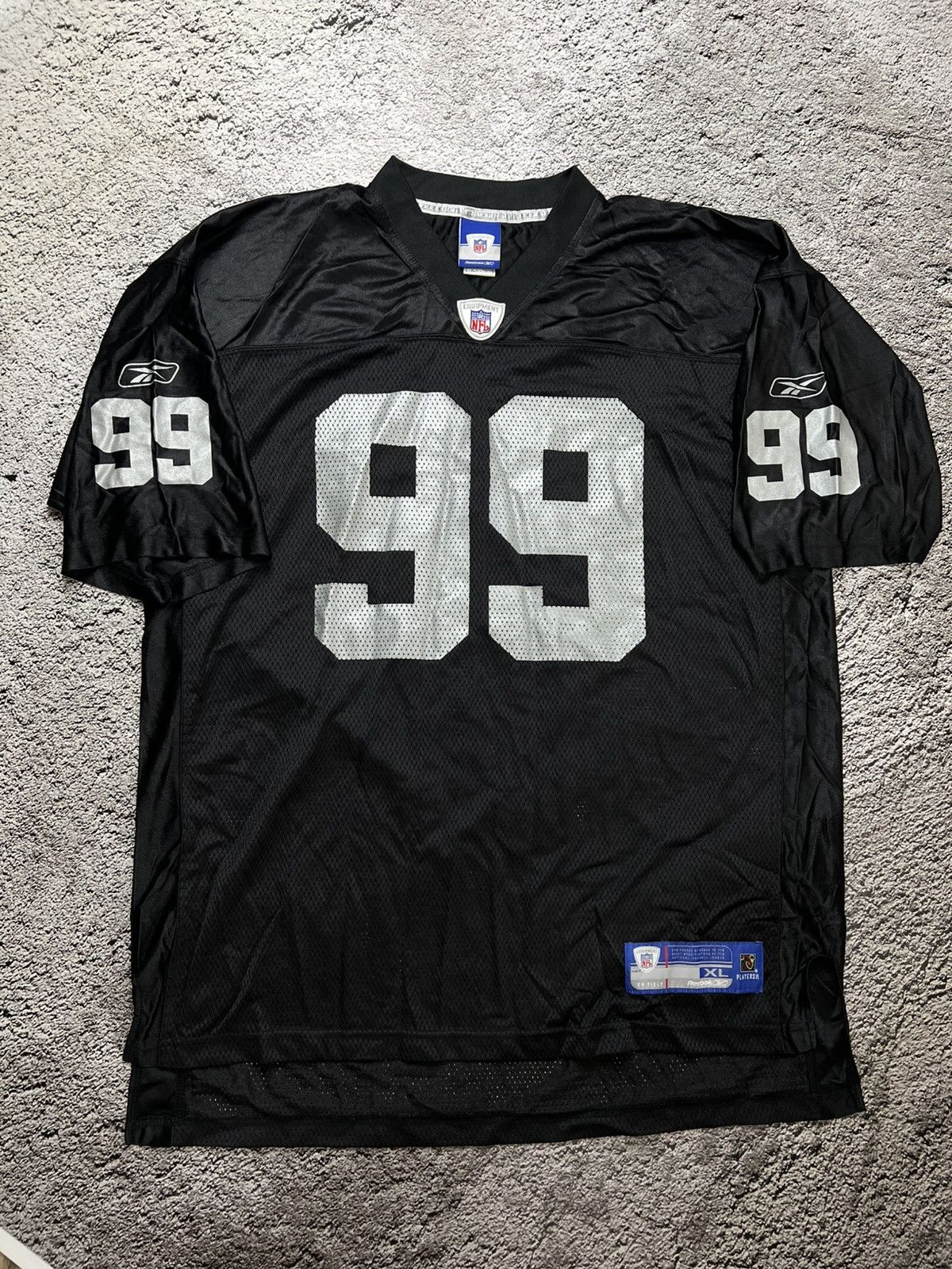 Reebok VTG 90’s Oakland Raiders NFL Warren Sapp reebok jersey Size US XL / EU 56 / 4 - 1 Thumbnail