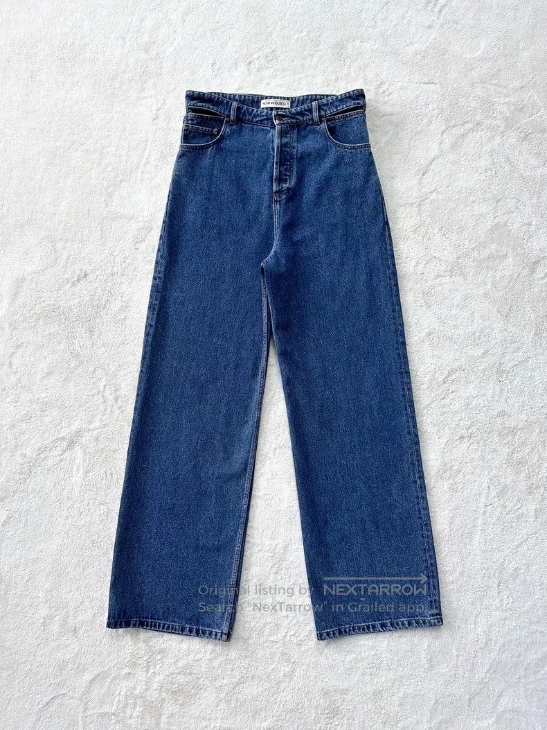 Y/Project Y/Project 33 High waist straight hollow jeans Size US 33 - 1 Thumbnail