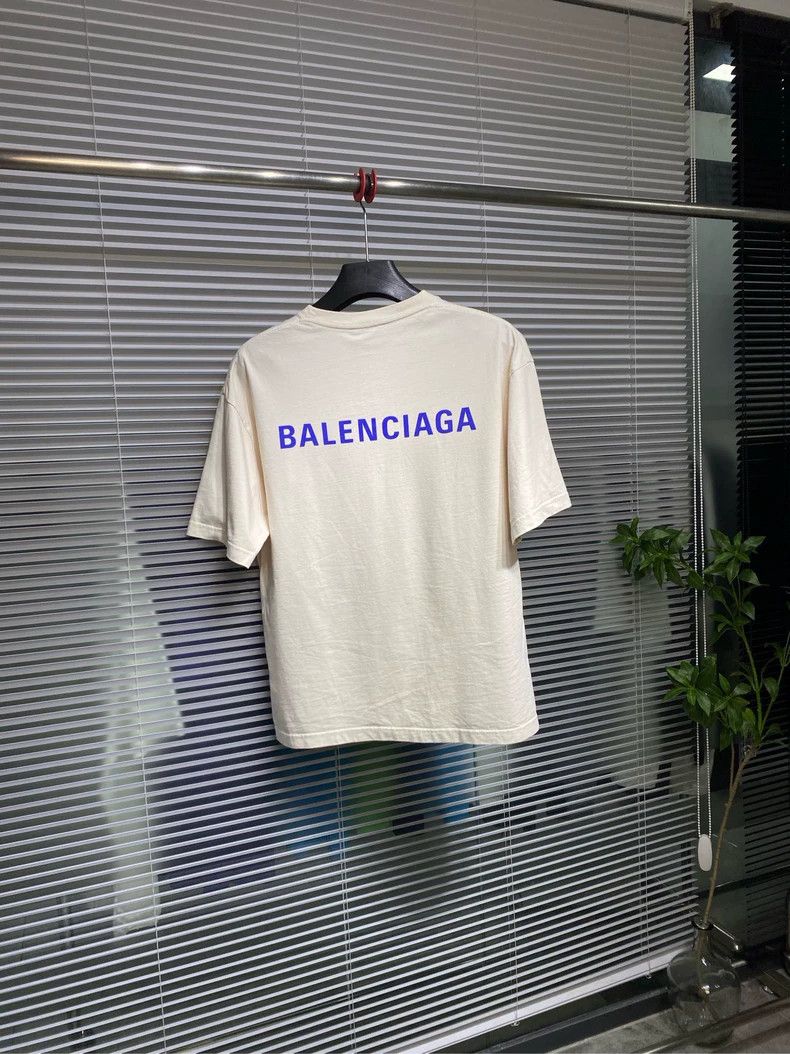 Balenciaga Loose version letter printing logo short sleeves