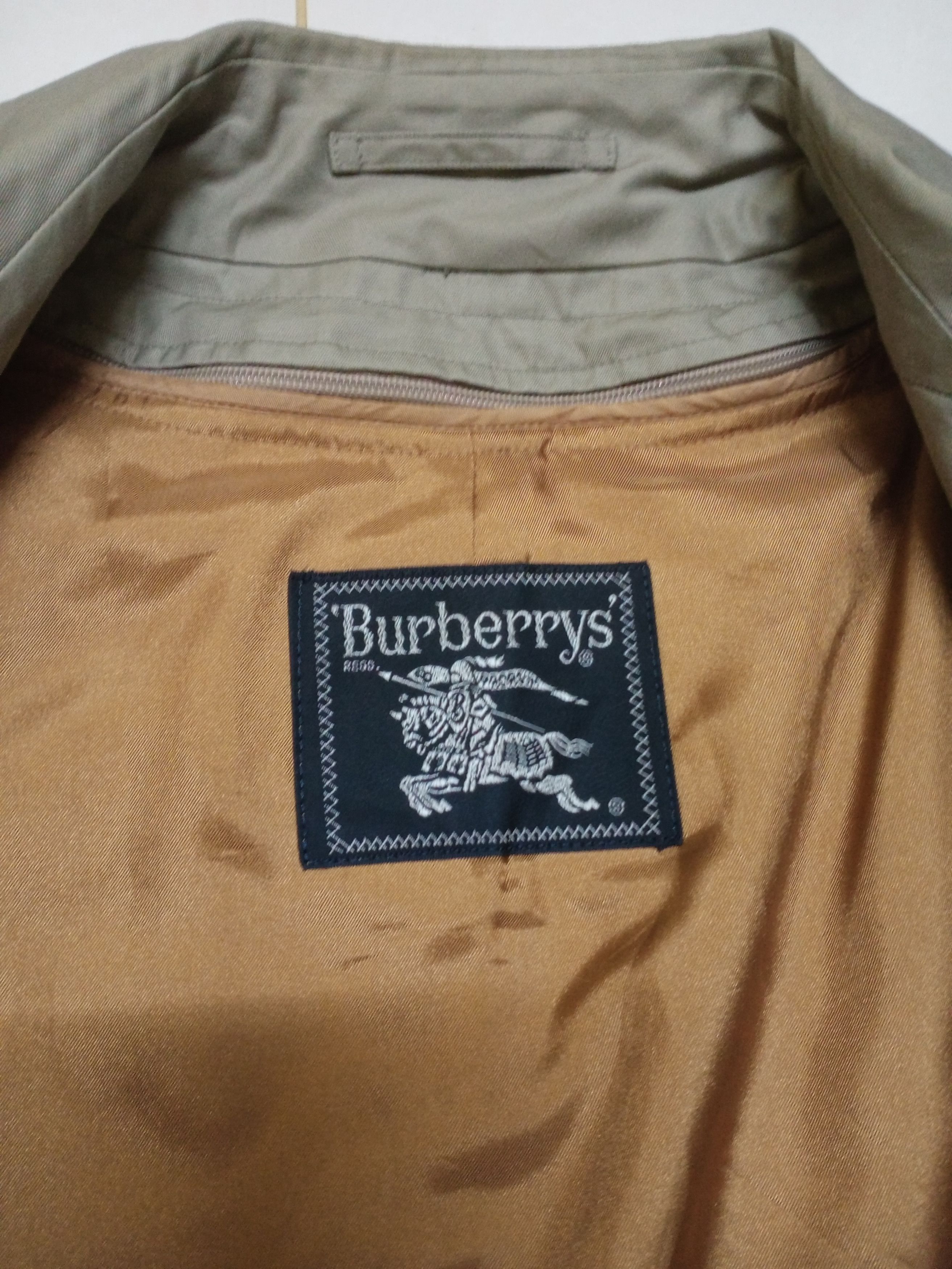 Burberry Rare Vintage 90s Burberrys Nova Check Trench Coat Jacket Size US M / EU 48-50 / 2 - 7 Thumbnail