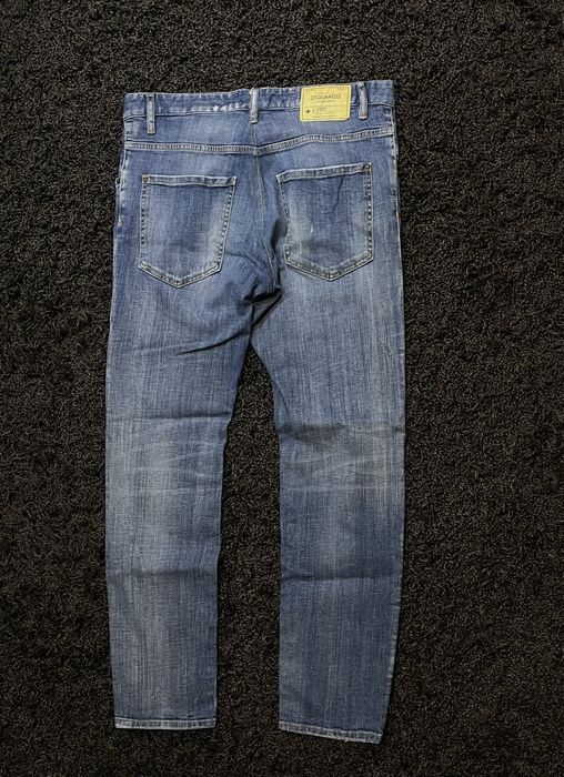 Vintage Dsquared luxury distressed jeans baggy Y2K | Grailed