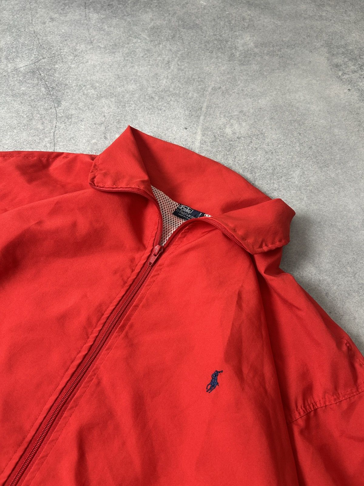 Polo Ralph Lauren Vintage Polo Ralph Lauren red nylons Harrington jacket Size US L / EU 52-54 / 3 - 4 Thumbnail