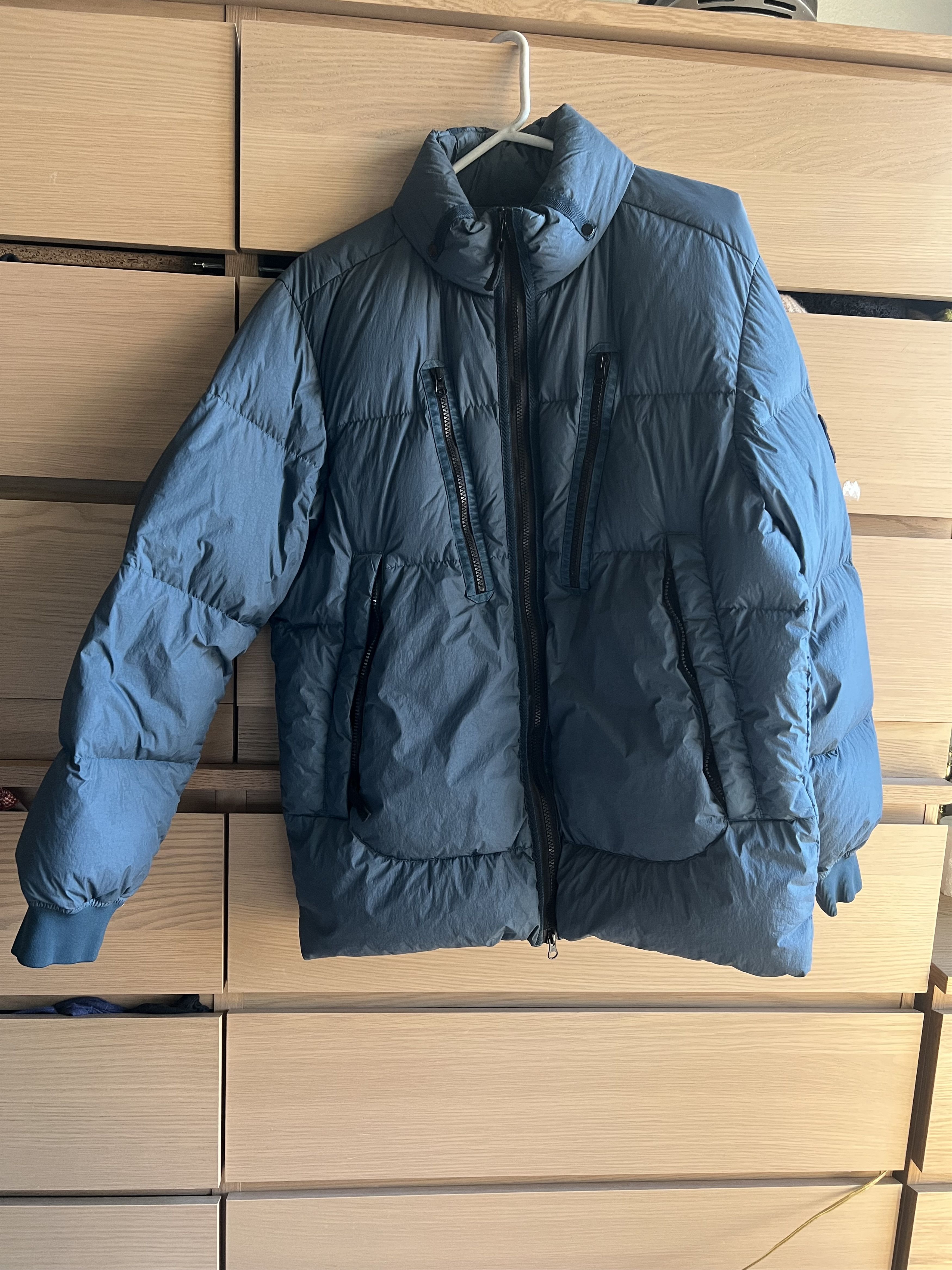 Stone Island Crinkle Reps NY Down Cobalt Blue Size US L / EU 52-54 / 3 - 1 Thumbnail