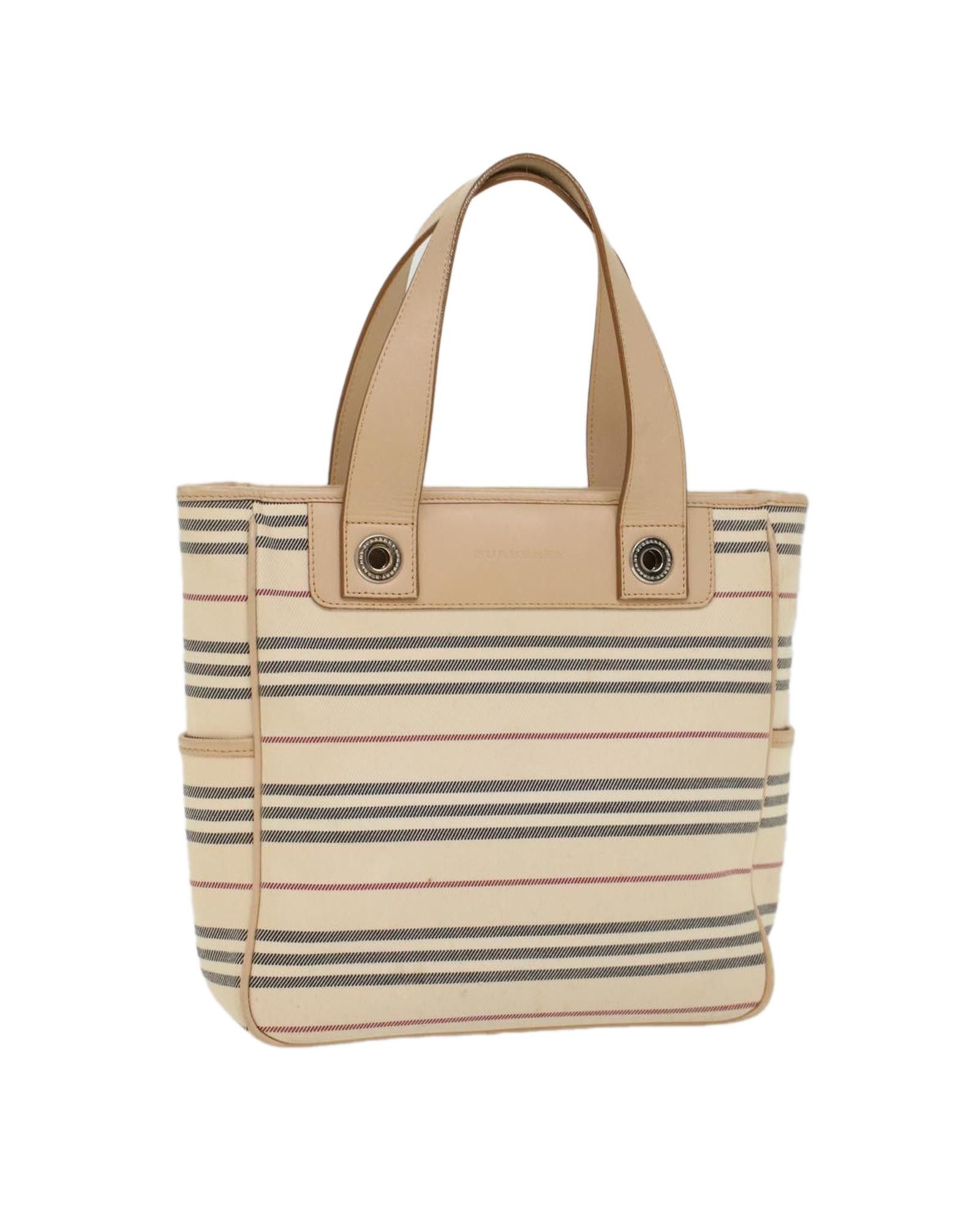 image of Burberry Multicolour Canvas Shoulder Bag, Women's