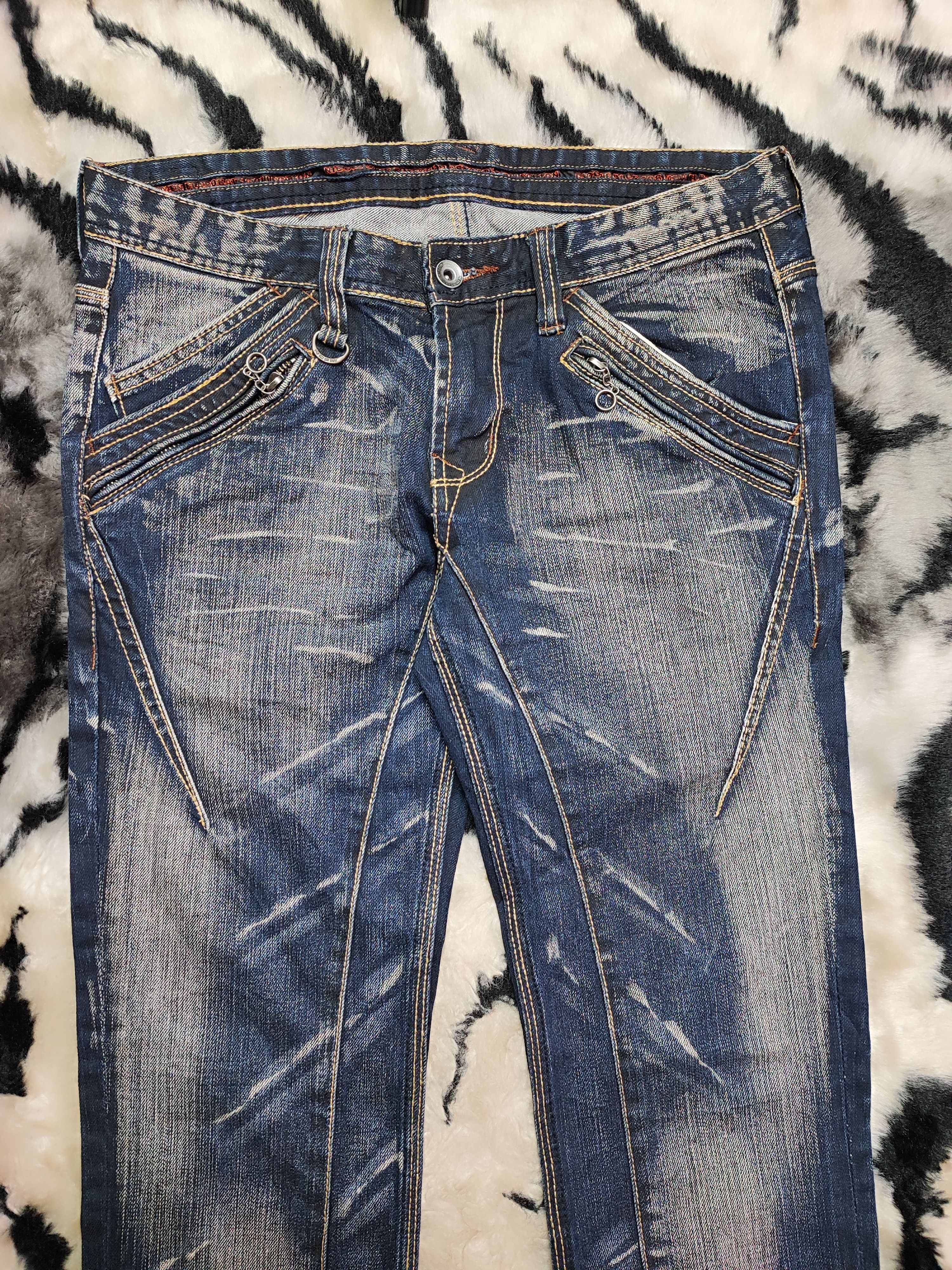 If Six Was Nine Nicole Club Distress Jeans Size US 30 / EU 46 - 3 Thumbnail