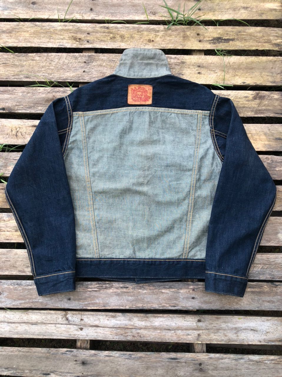 Alchemist Vintage Skull Jeans by Alchemist Reversible Denim Jacket Size US S / EU 44-46 / 1 - 2 Thumbnail