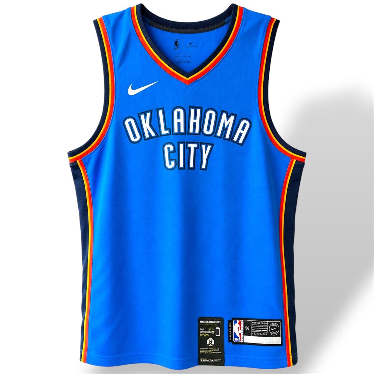 Nike NWT 2017 NBA OKLAHOMA CITY THUNDER NIKE BASKETBALL JERSEY Size US XXL / EU 58 / 5 - 1 Thumbnail