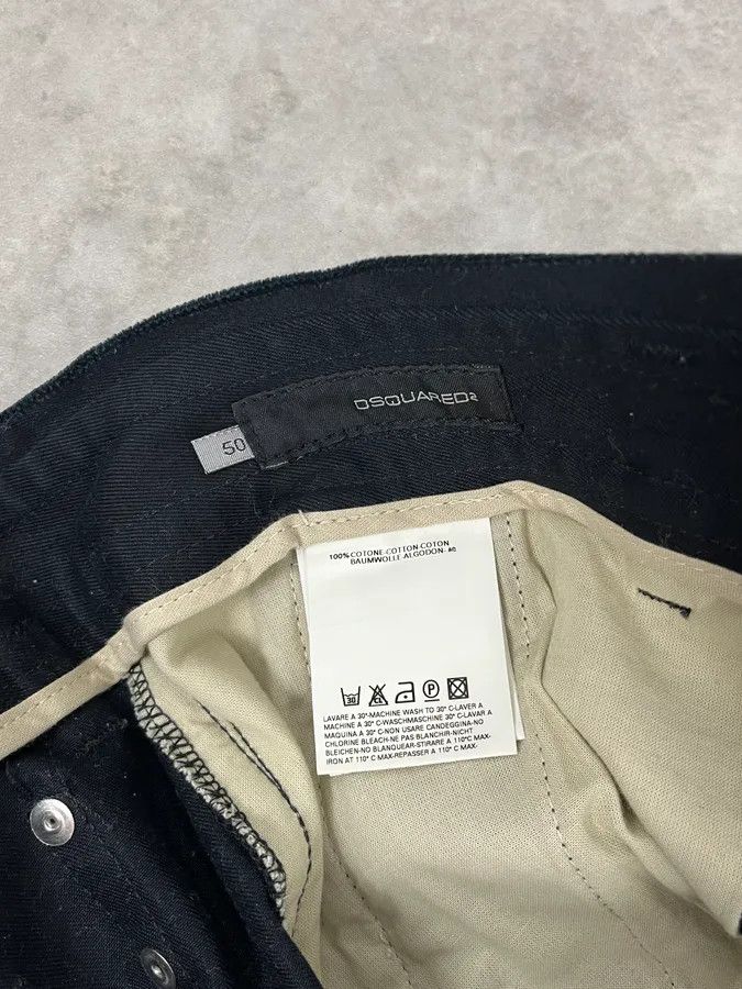 Dsquared2 AW2002 Dsquared2 Black Buttoned Zip Bootleg Pants Size 28" / US 6 / IT 42 - 11 Thumbnail