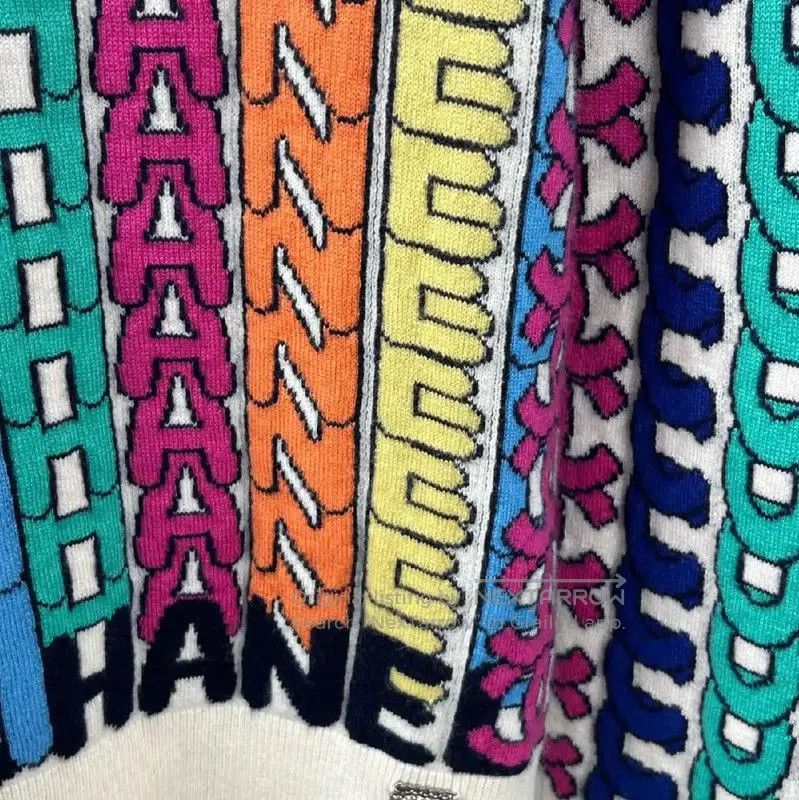Chanel Chanel Colorful Cotton Blend Pullover Sweater . Size XS / US 0-2 / IT 36-38 - 4 Thumbnail