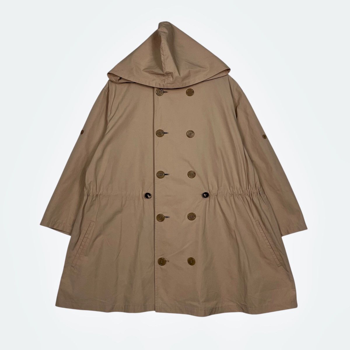 Yohji Yamamoto Yohji Yamamoto Imper Meable Hooded Coat Size M / US 6-8 / IT 42-44 - 1 Thumbnail