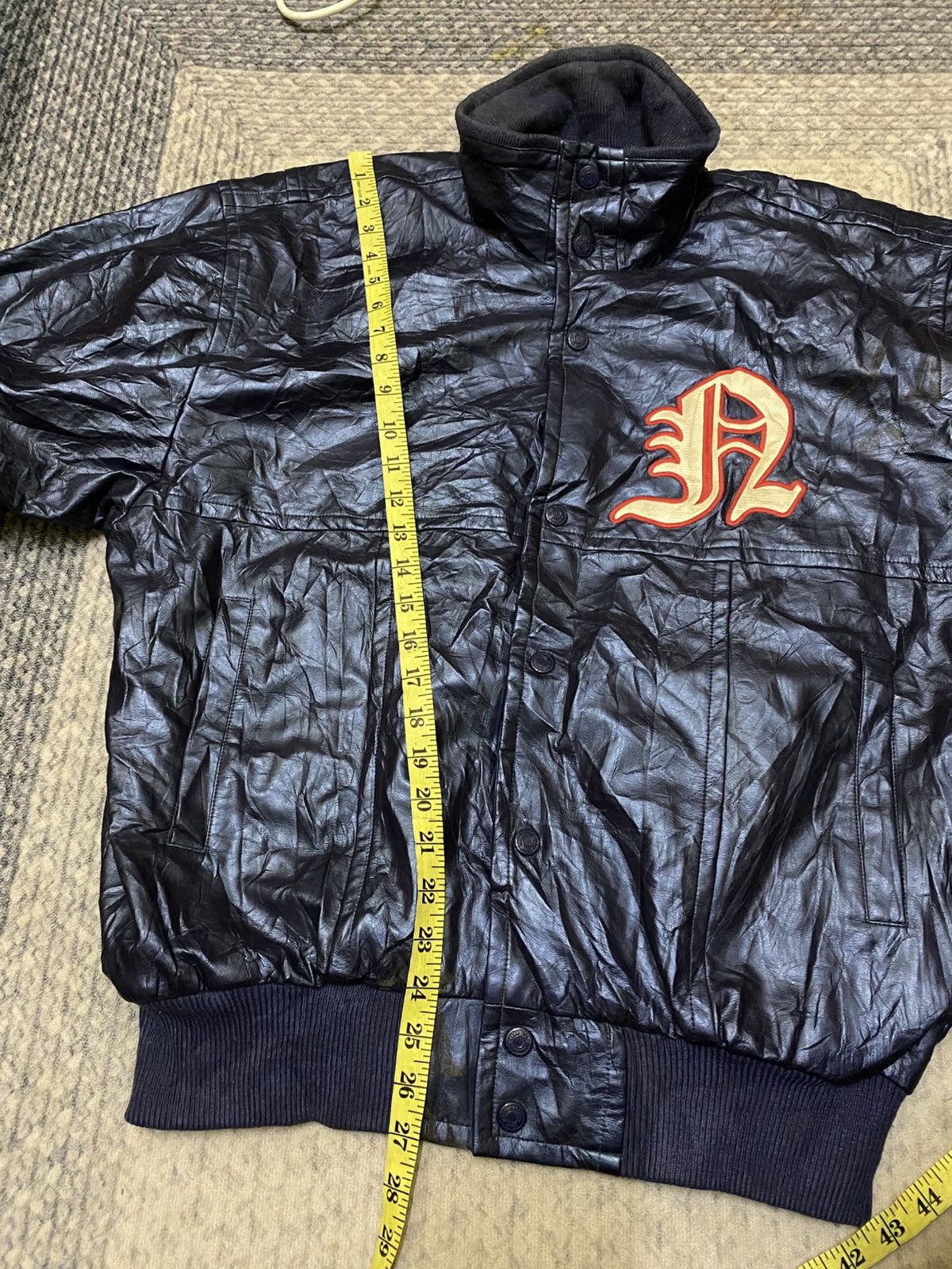 Japanese Brand Vintage Zett Ground Coat Japan Baseball Coated Jacket Size US L / EU 52-54 / 3 - 9 Thumbnail