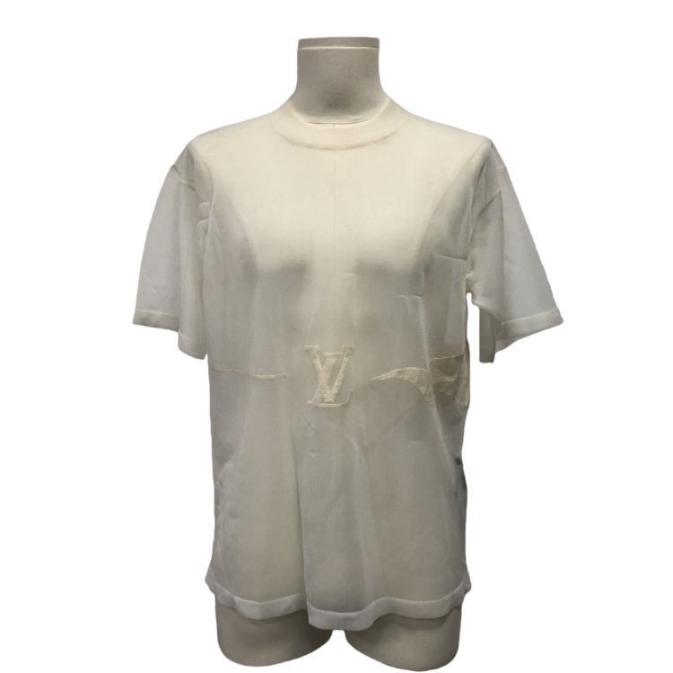 Louis Vuitton Louis Vuitton Logo Mesh T-Shirt Size M Size US M / EU 48-50 / 2 - 1 Thumbnail