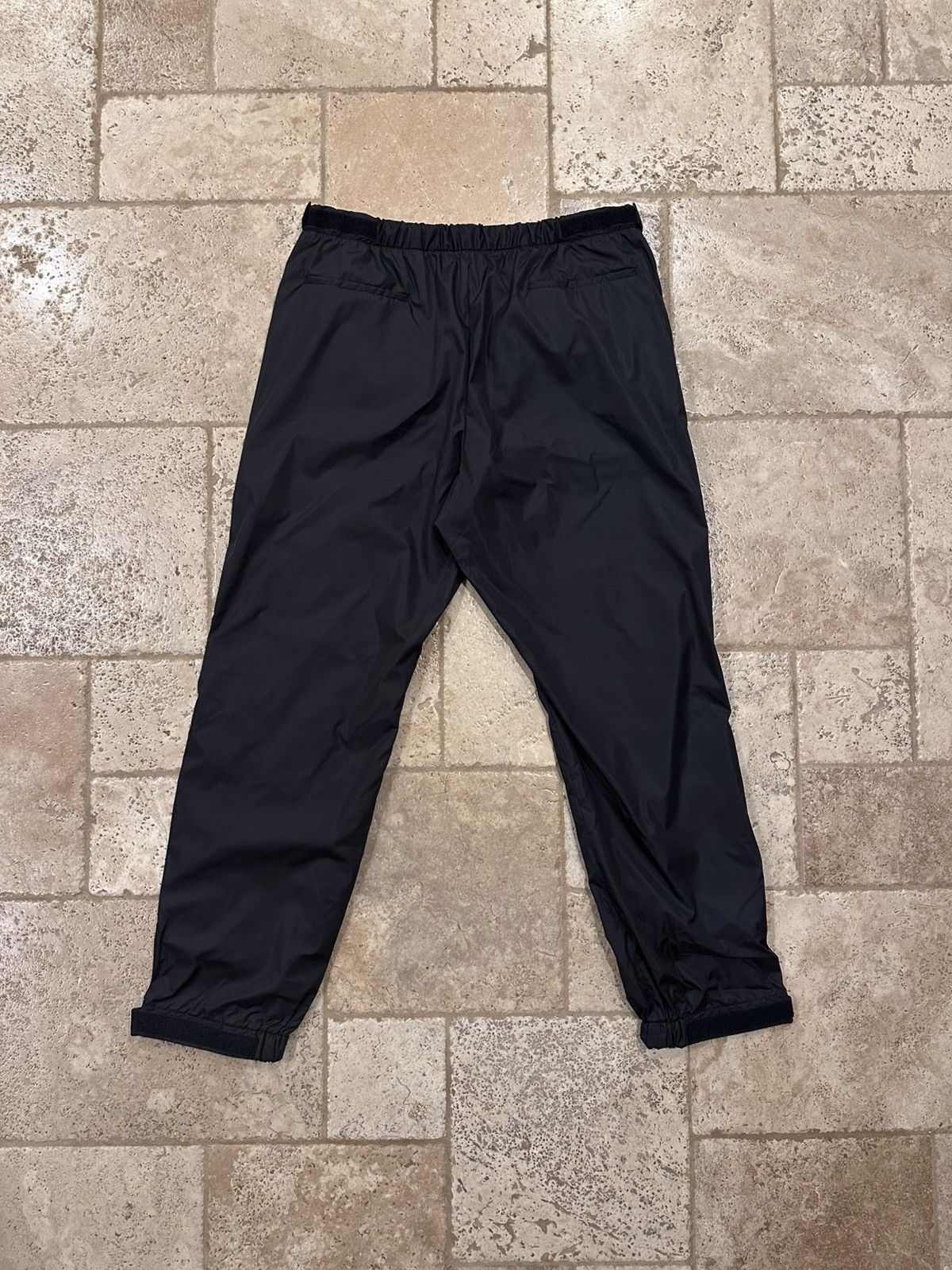 Prada Prada SS18 Nylon Garbardine Logo Black Striped Track Pants Size US 36 / EU 52 - 5 Thumbnail