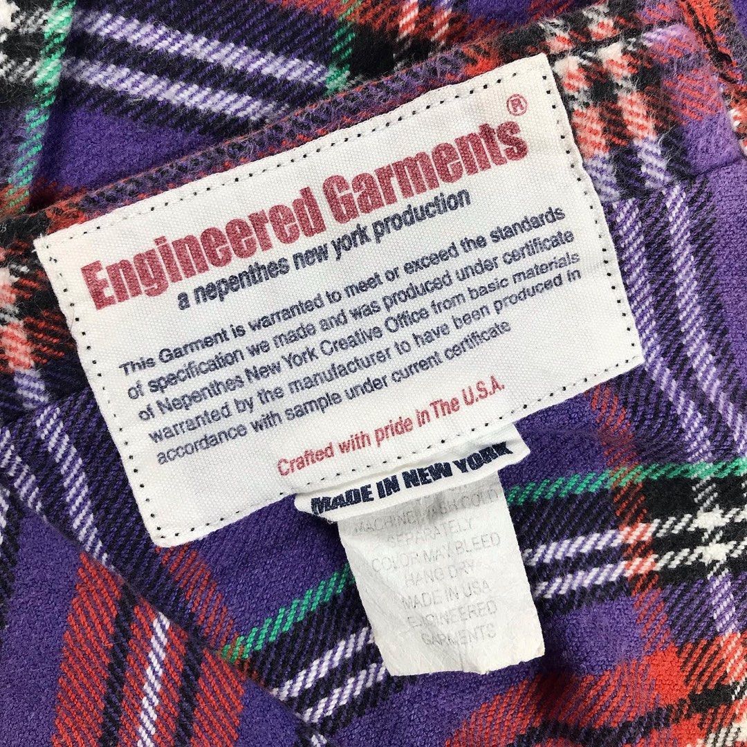 Engineered Garments × Flannel × Nepenthes Engineered Garments Heavyweight Flannel Shirt Made in USA Size US XS / EU 42 / 0 - 7 Thumbnail