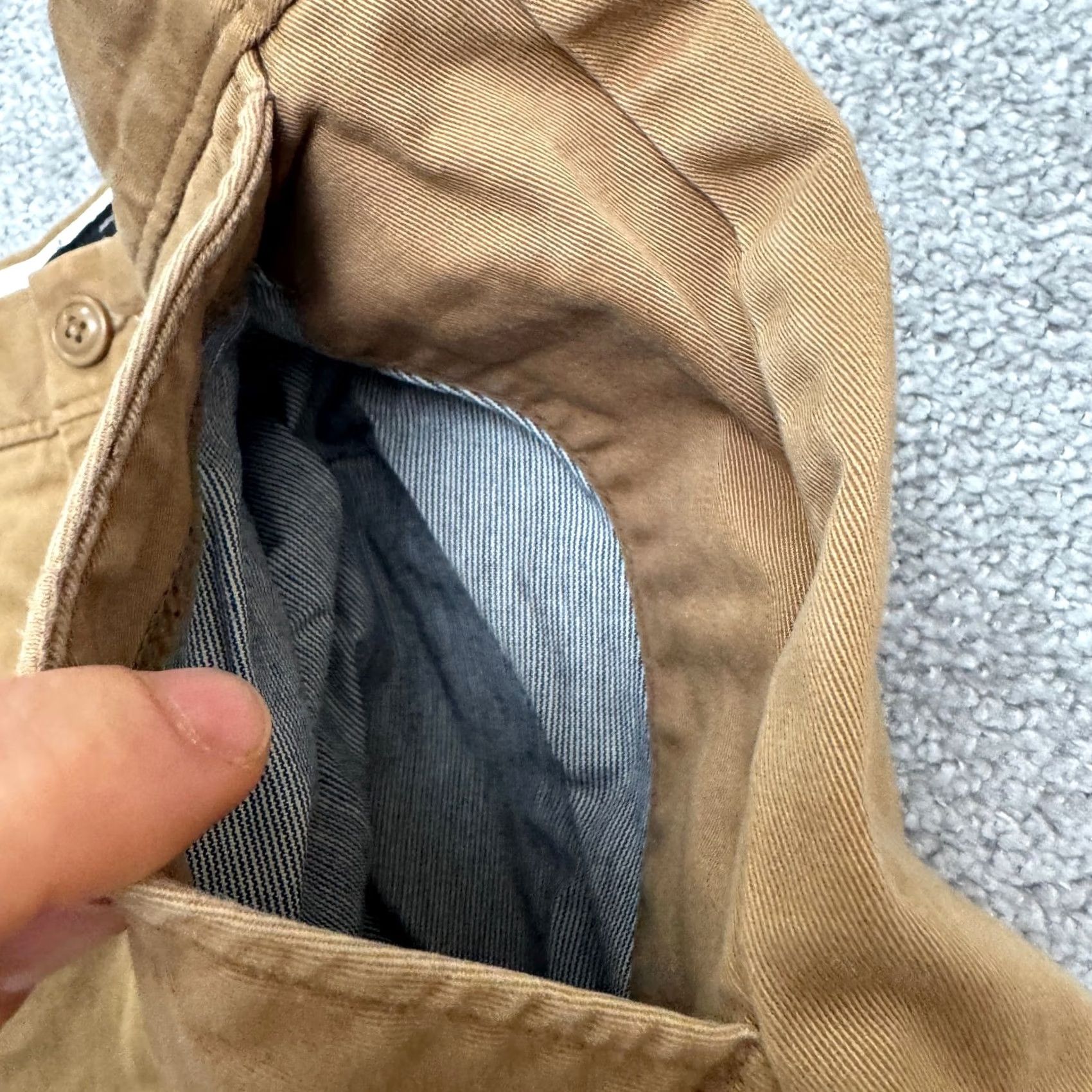 J.Crew J.CREW Mens Pants Chino Skinny Fit Stretch Khakis Brown Cotton Classic 30x30 Casual Workwear Size US 30 / EU 46 - 5 Thumbnail