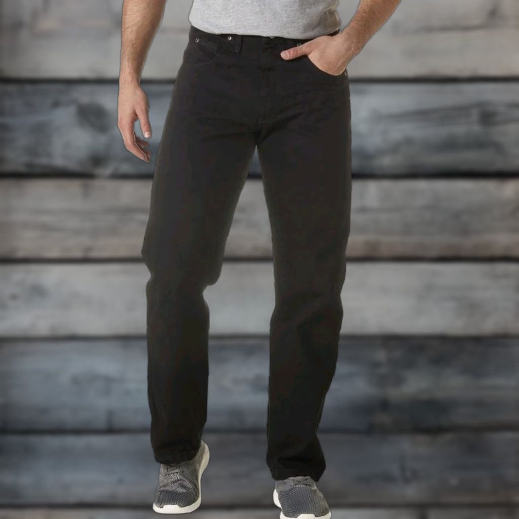 Wrangler VINTAGE Wrangler Men's Jeans 42x30 Black Cotton Straight Fit Western Wear Americana Style Size US 42 / EU 58 - 1 Thumbnail