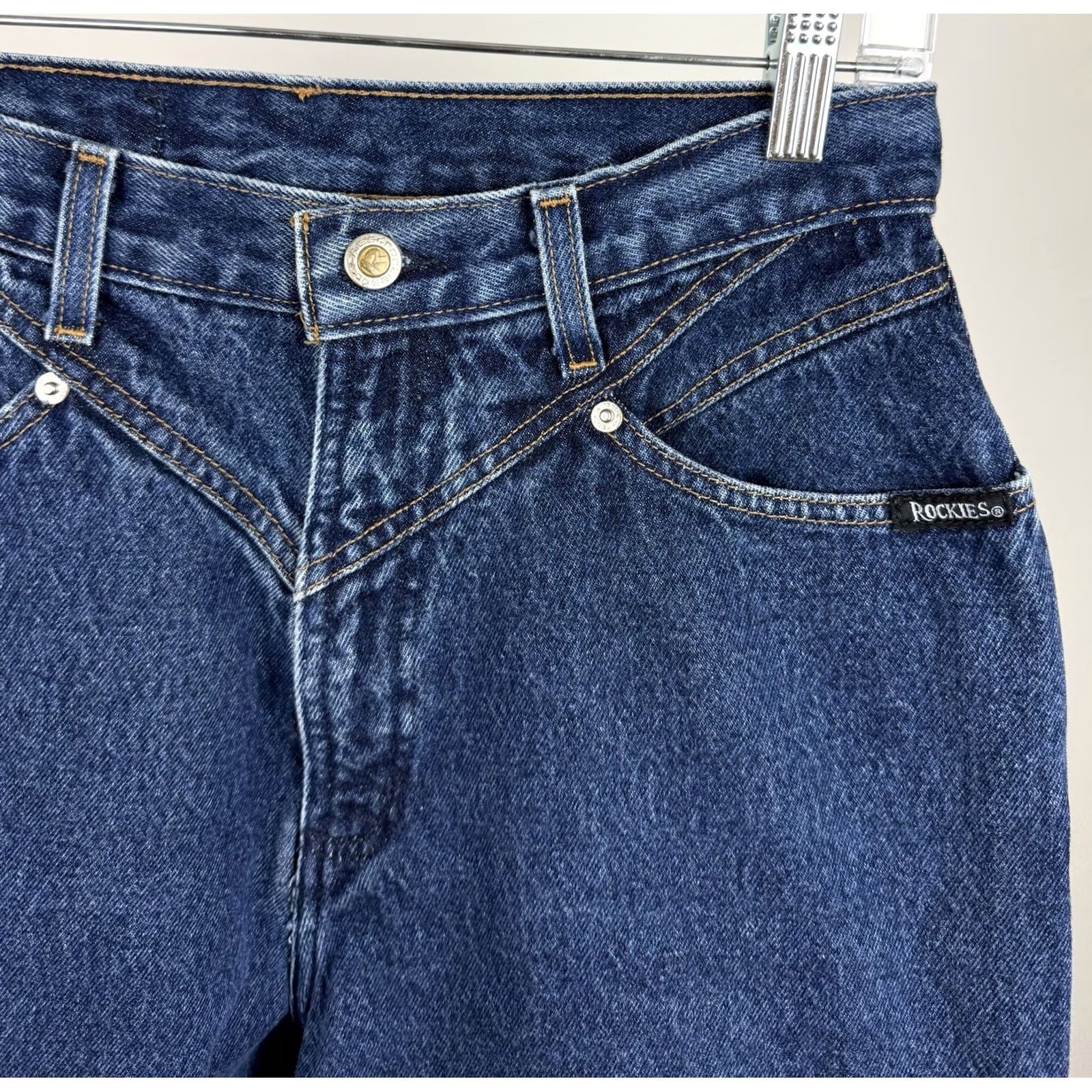 Vintage VINTAGE Rockies Jeans Womens 38x30 ACTUAL Relaxed Fit Western Mom Jeans 90s Size 26" / US 2 / IT 38 - 4 Thumbnail