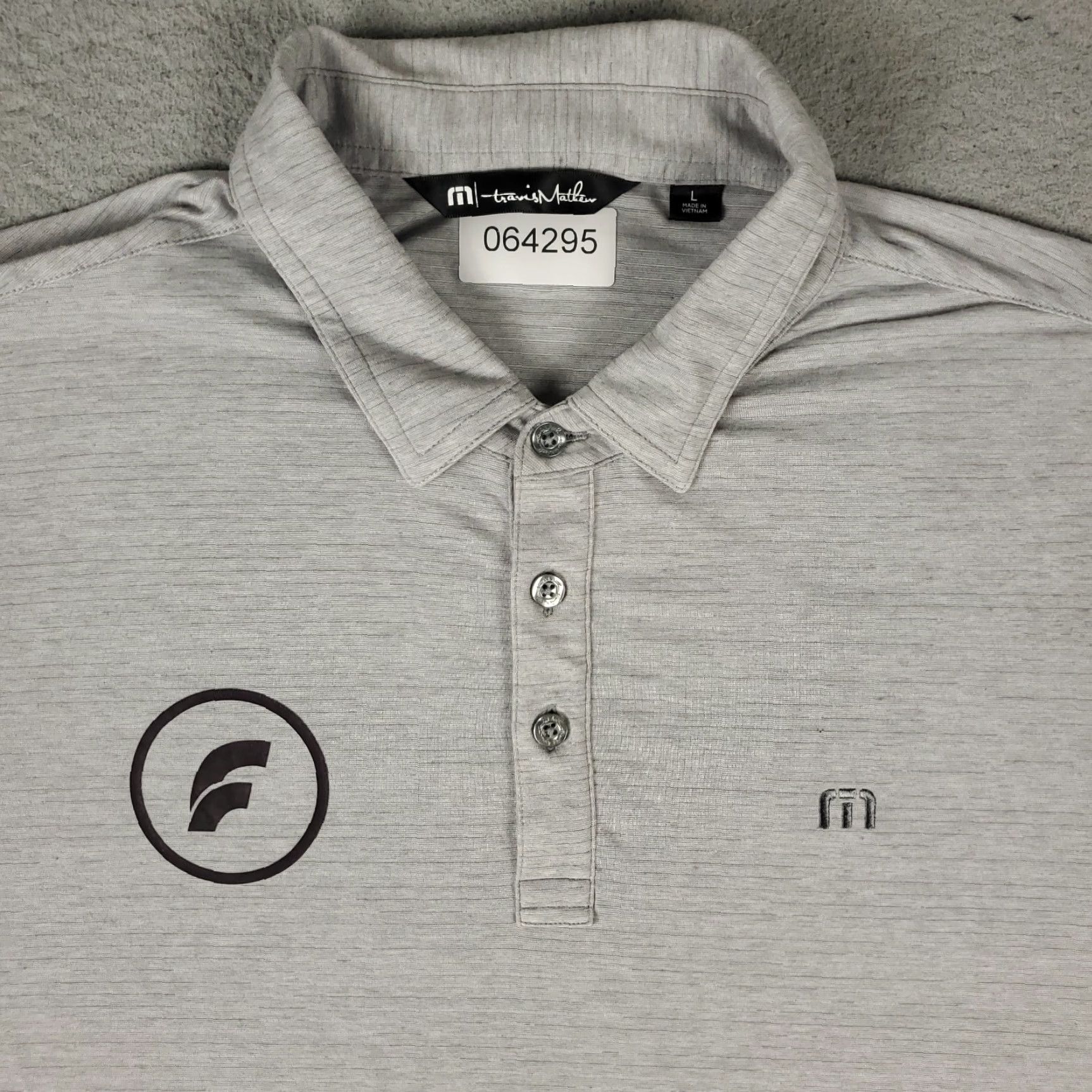 TravisMathew Travis Mathew Polo Shirt Mens L Gray Golf Casual Short Sleeve Shirt Mens Gray Polo Travis Mathew Size US L / EU 52-54 / 3 - 2 Thumbnail