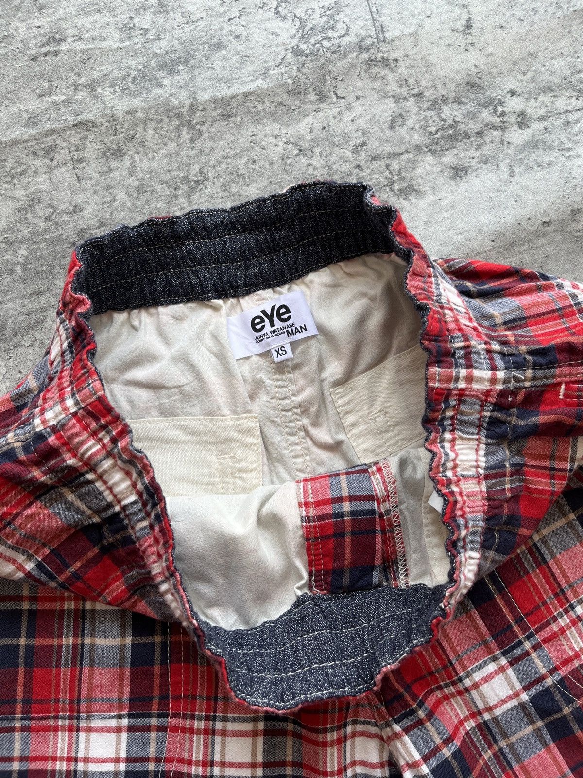 Comme des Garcons EYE Junya Watanabe Comme Des Garcons Plaid Shorts Size US 29 - 7 Thumbnail