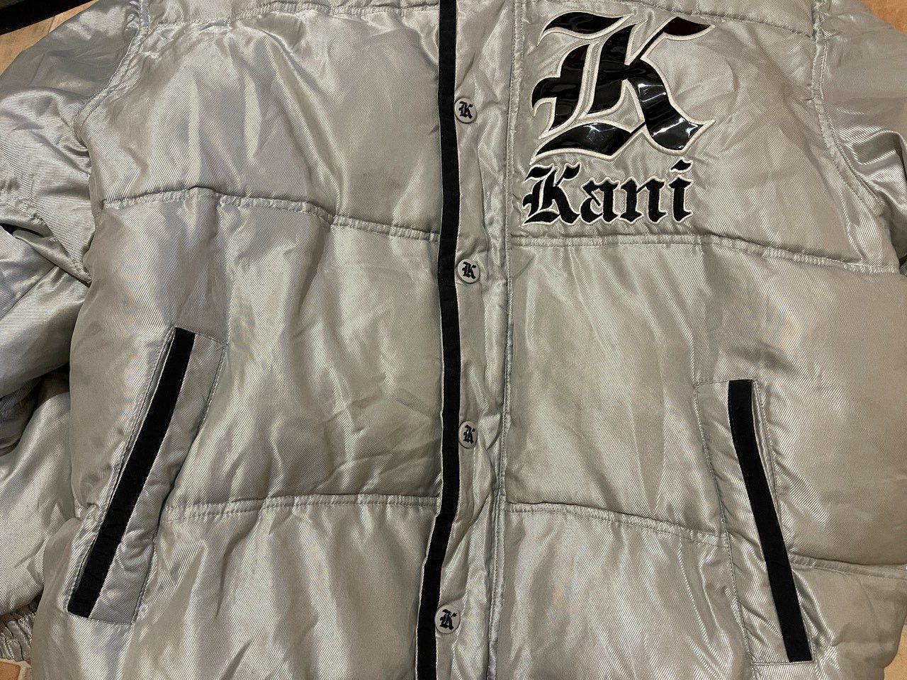 Karl Kani KARL KANI jacket, silver, shiny gray, metallic 90s hip-hop L Size US L / EU 52-54 / 3 - 6 Thumbnail