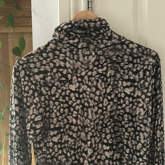 MAJESTIC FILATURES MAJESTIC FILATURES deluxe fitted high neck print top Size M / US 6-8 / IT 42-44 - 2 Thumbnail