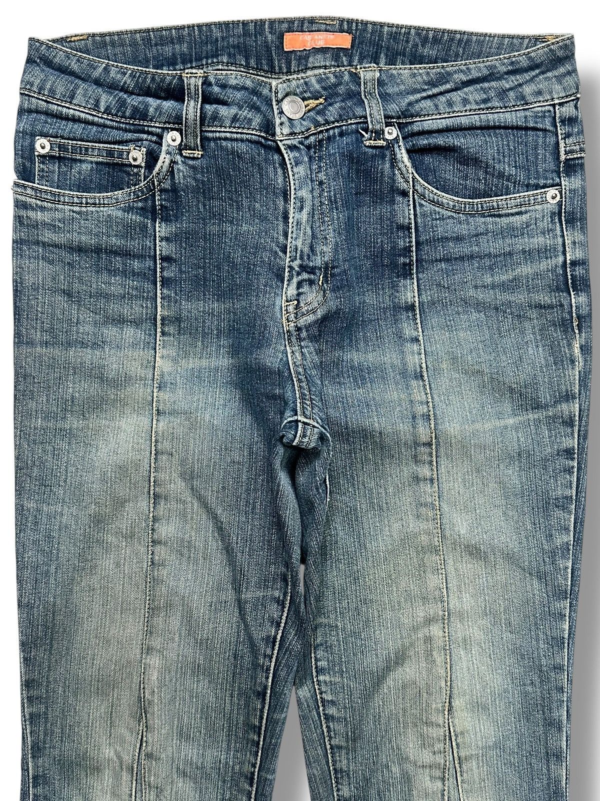 Japanese Brand Vintage Castanets Club Flared Jeans High Rise, Light Wash Size US 31 - 2 Thumbnail
