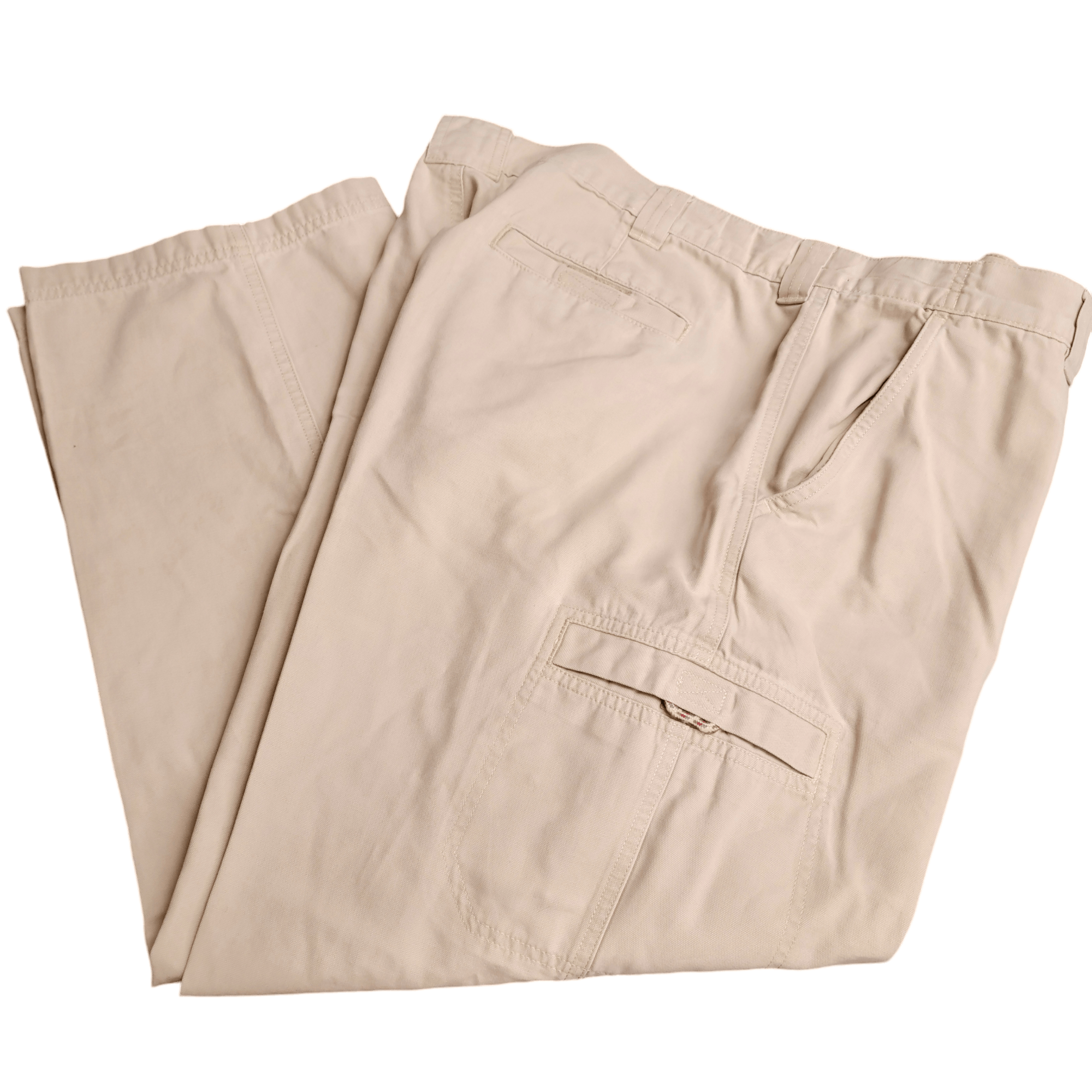L.L. Bean L.L. Bean Tan Cotton Cargo Pants Size US 42 / EU 58 - 3 Thumbnail
