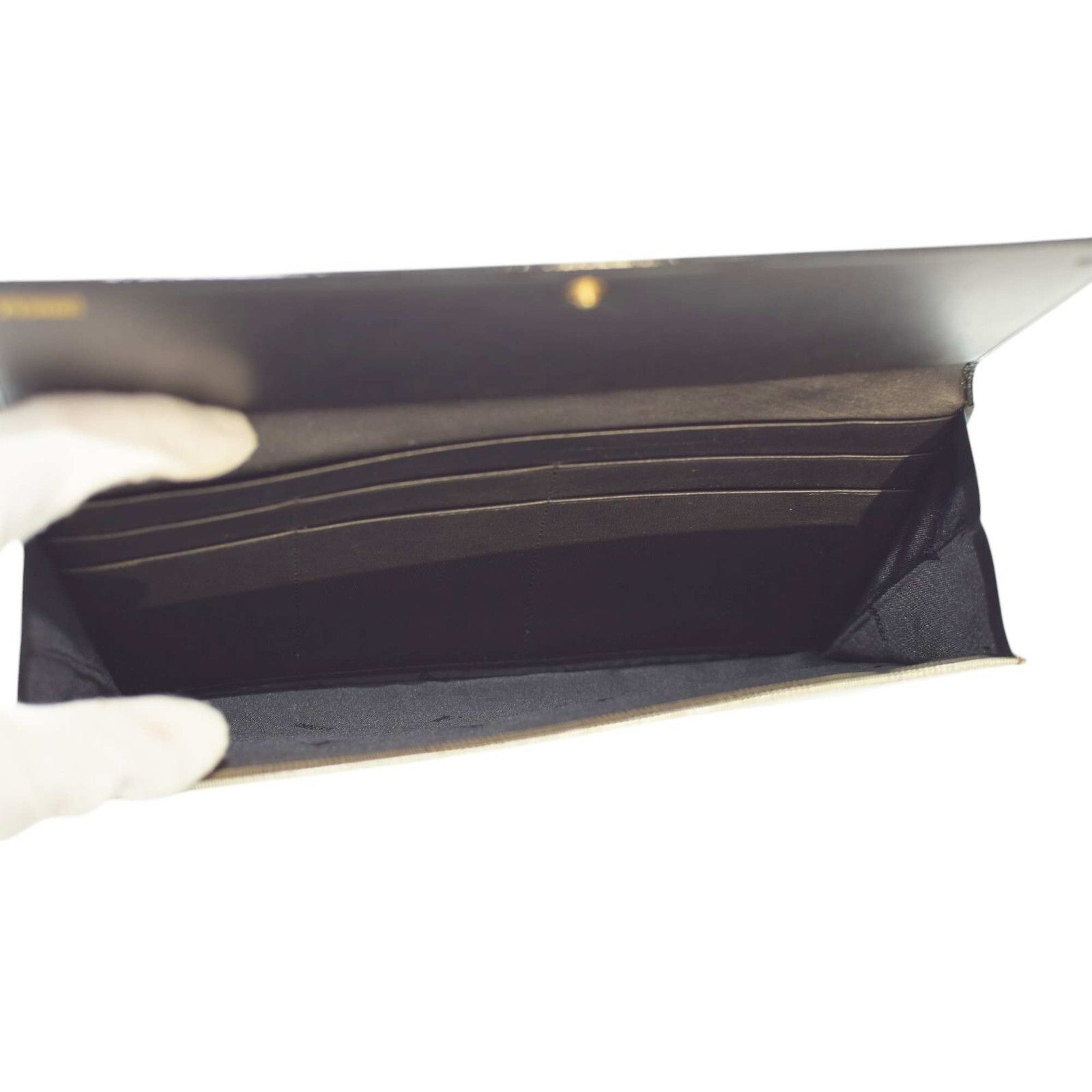 Gianfranco Ferre Gianfranco Ferre Prince de Galle & Black Patent Leather Clut Size ONE SIZE - 5 Thumbnail